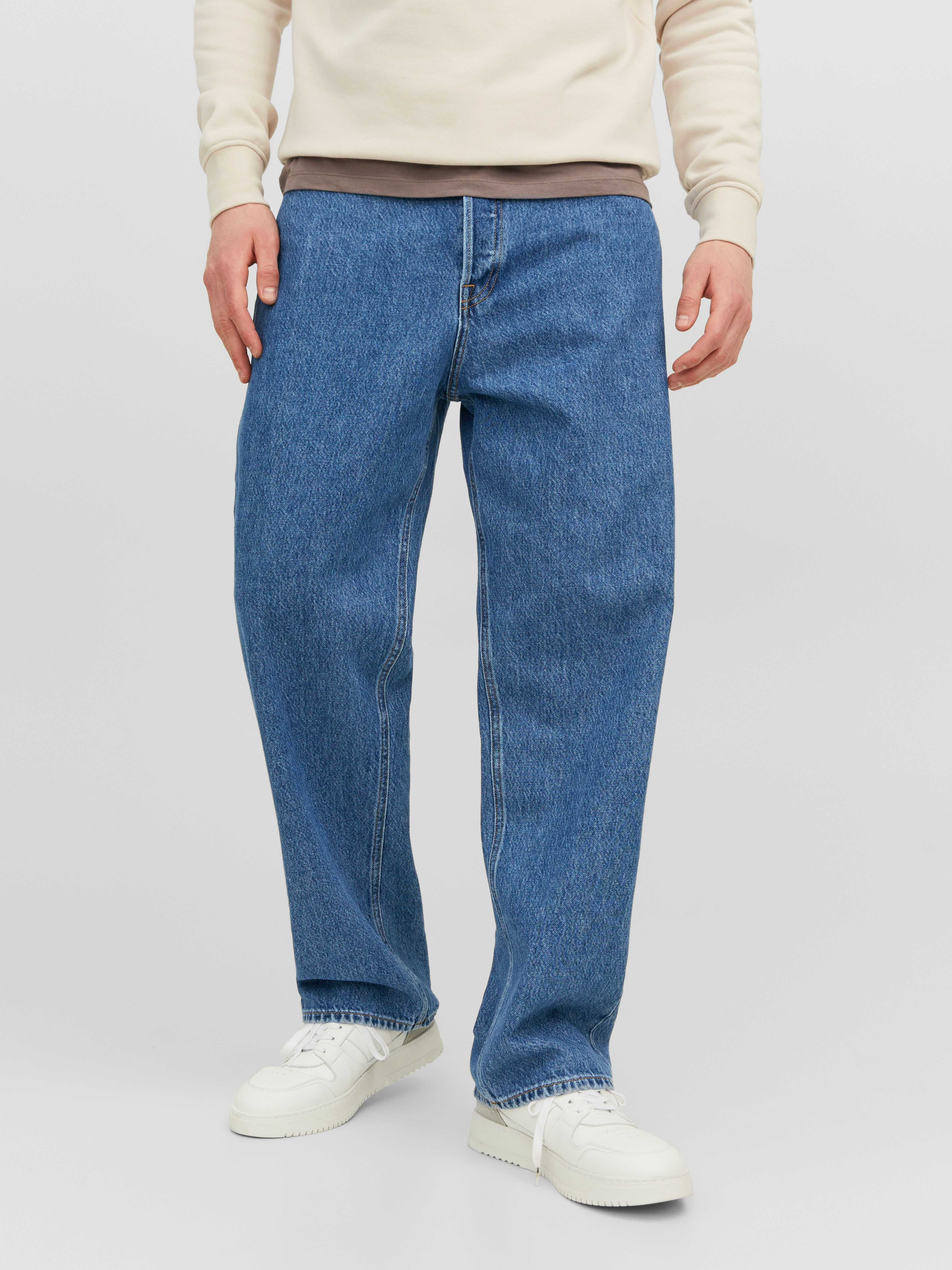 Jack & Jones Relax-fit-Jeans JJIALEX mit cleanem Look und Taschenvielfalt Baumwolle, relax fit