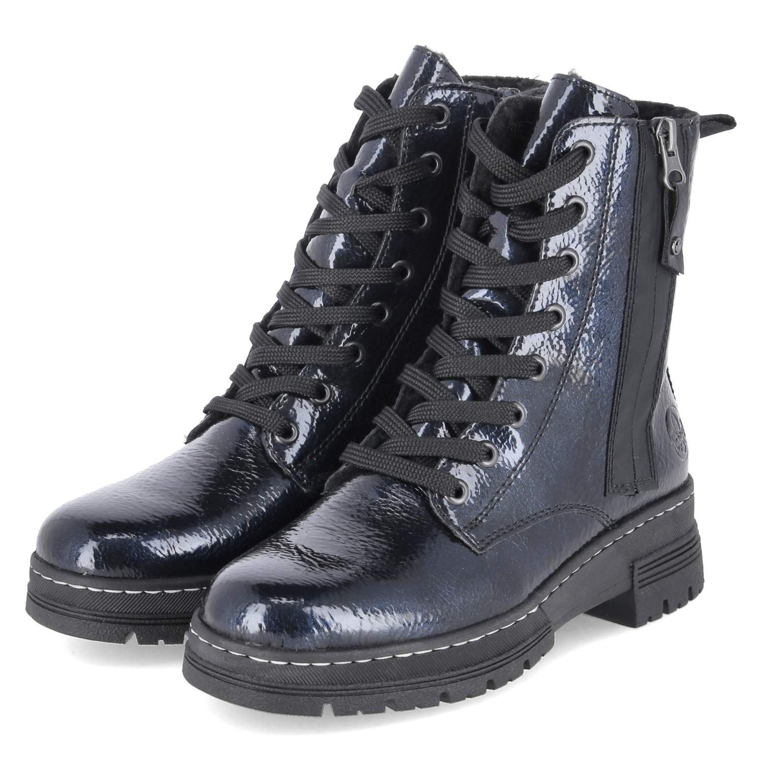 Rieker Rieker 73821-14 Damen Synthetik blau Winterstiefel günstig online kaufen