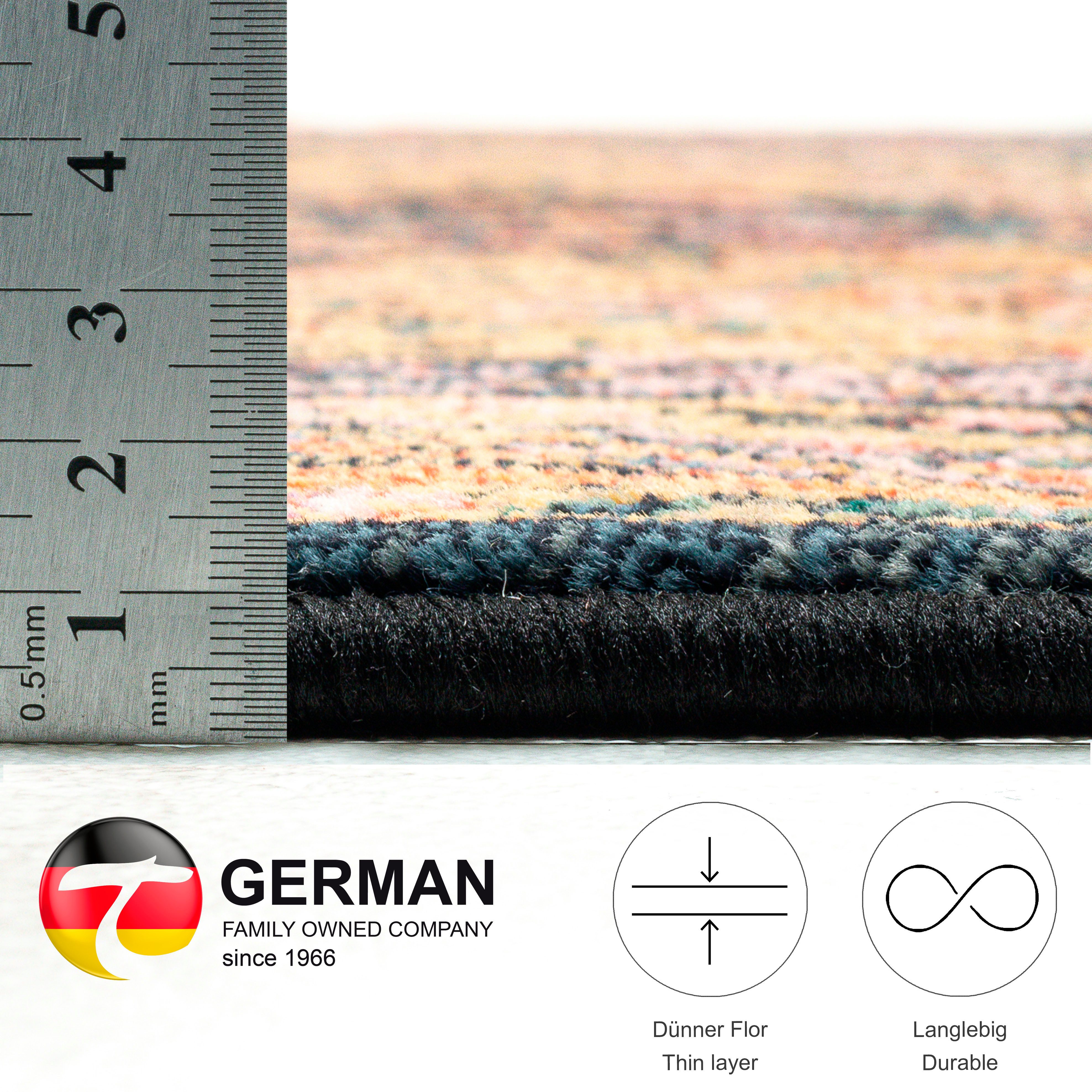 THEKO Teppich Gabiro 190, rechteckig, Höhe: 10 mm, Kurzflor, Orient-Optik, auch als Läufer erhältlich