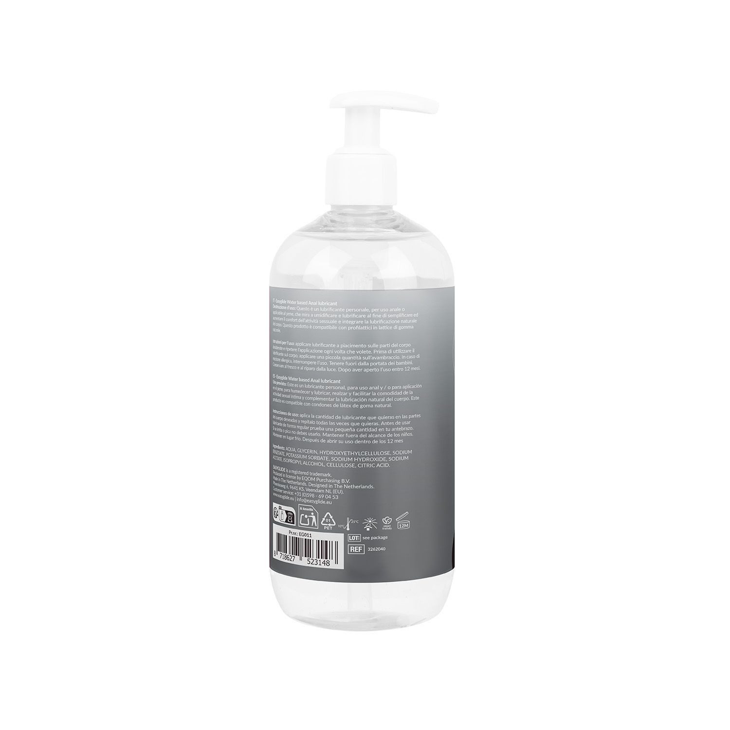 EasyGlide Analgleitgel Anal Gleitgel auf Wasserbasis - 500ml