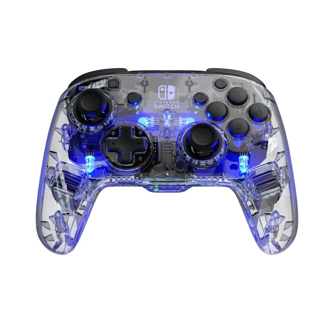 Afterglow Deluxe, NS, Transparent Controller