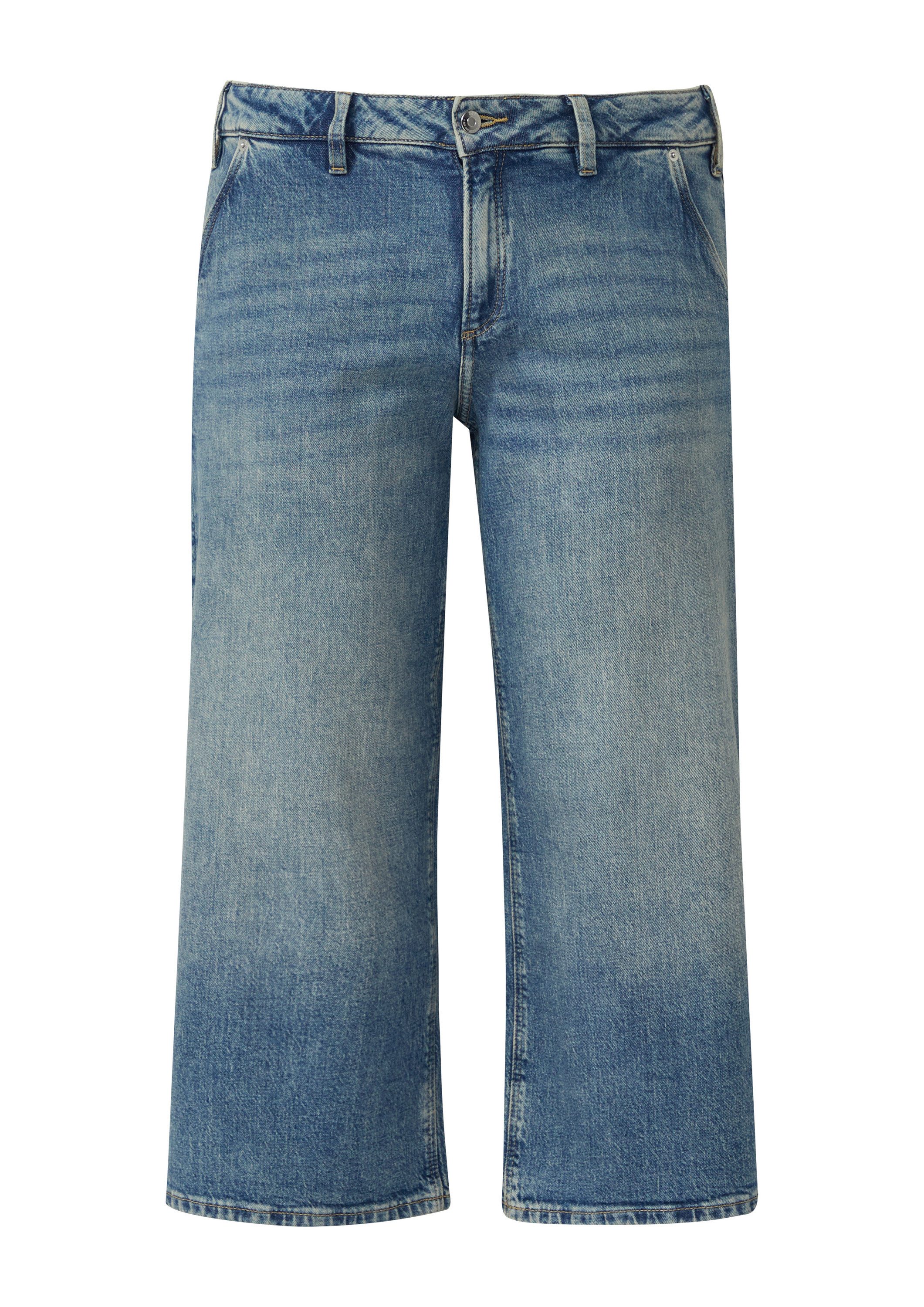 QS Jeansshorts Jeans-Hose Jeans-Culotte Catie / Slim Fit / Mid Rise günstig online kaufen