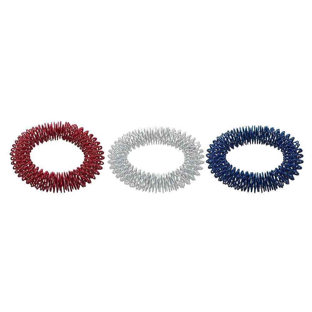 AFH Webshop Massagegerät Massageringe-Set Kombi-Mix, Dank elastischem Federstahl für verschiedene Fingerdicken