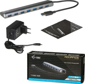 I-TEC Superspeed USB 3.0 7-Port Hub USB-Ladegerät