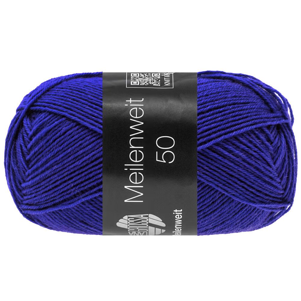 LANA GROSSA MEILENWEIT 50 g UNI 4-fach Sockenwolle Häkelwolle, 210 m (Klassisches 4-fach Sockengarn für Lieblingsprojekte, 210 m Lauflänge für feine und kreative Strickideen), 50 g