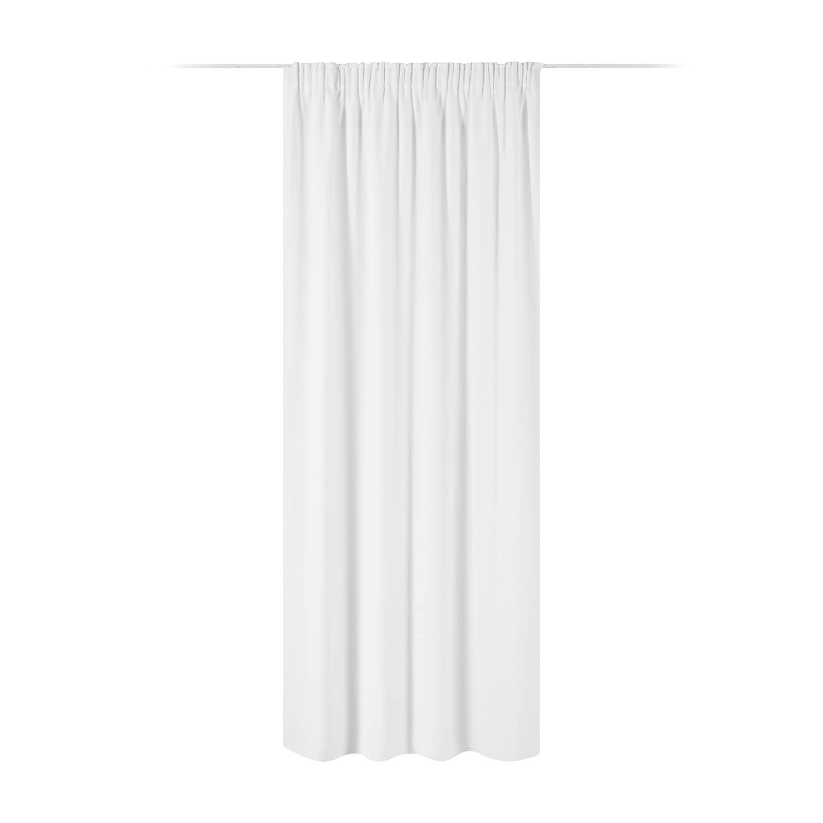 Gardine JEMIDI Vorhang blickdicht mit Kräuselband, 100% Polyester