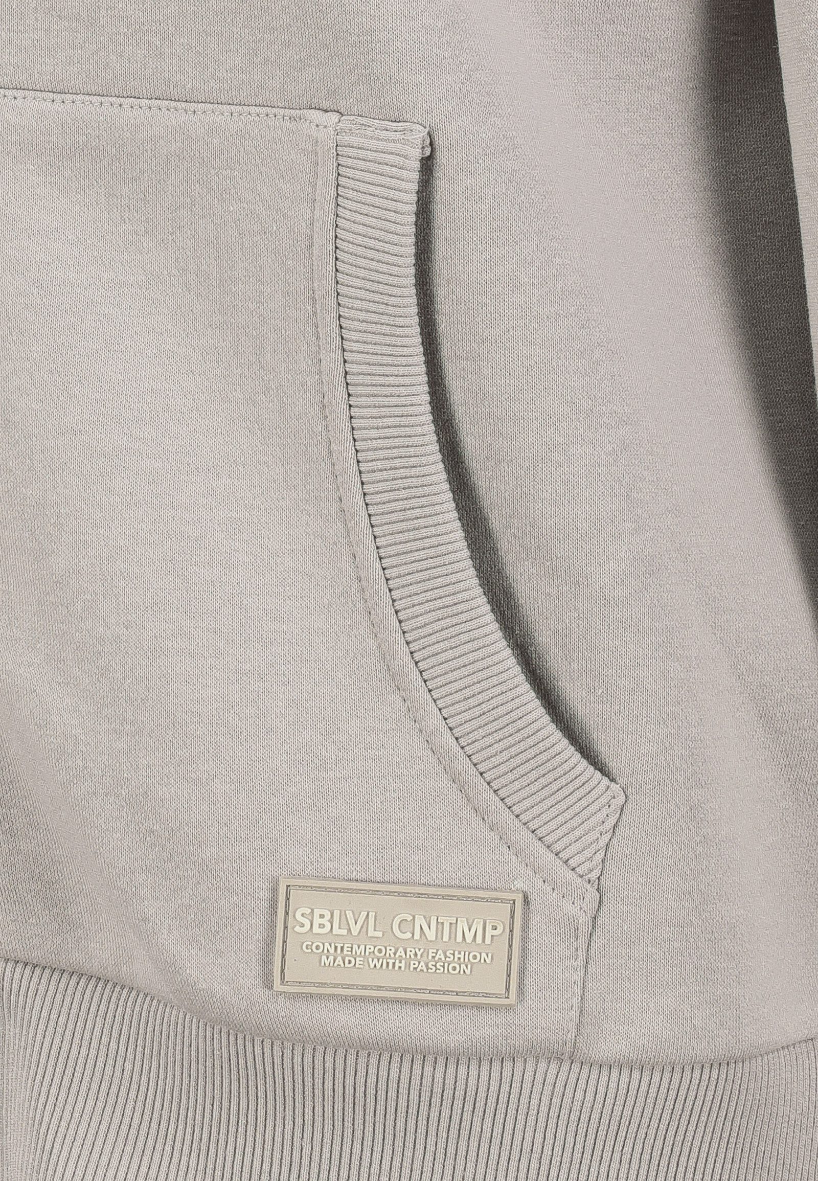 SUBLEVEL Sweatjacke Sweatjacke Hoodie Sweater Kapuzenpullover Übergangsjacke Herbst Winter