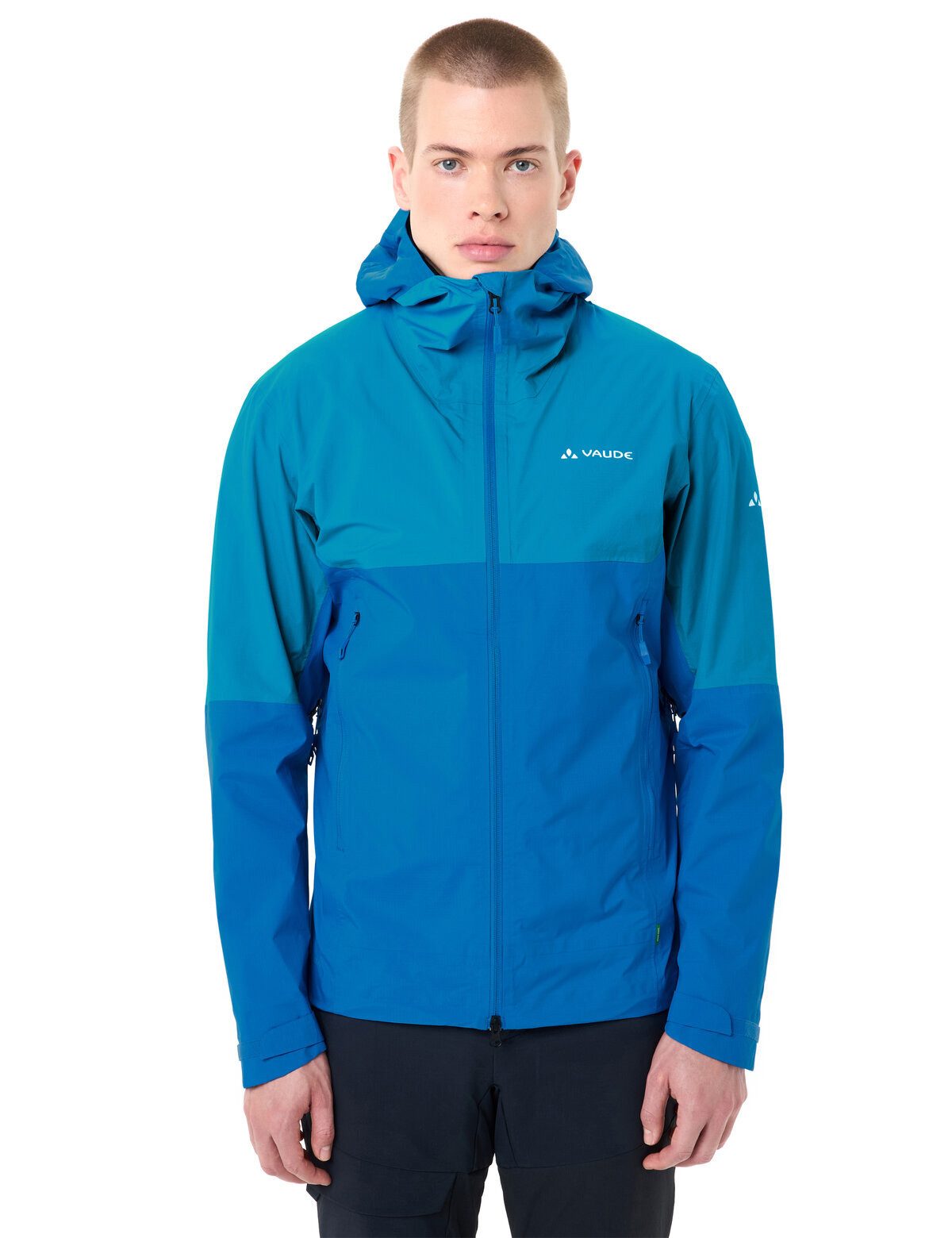 VAUDE Outdoorjacke Men's Simony 2,5L Jacket V (1-St) atmungsaktive 2,5 Lagen Jacke