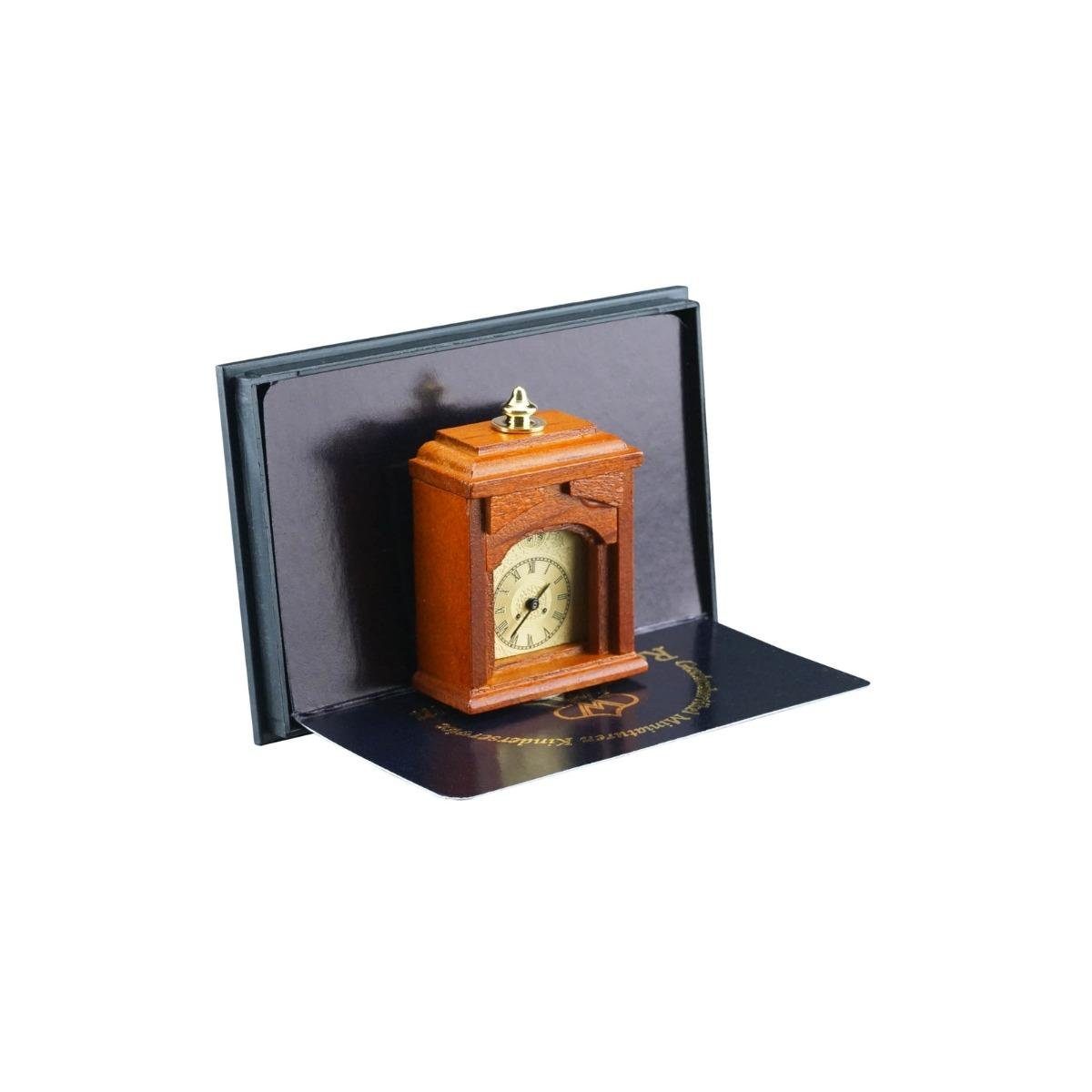 Reutter Porzellan Dekofigur 001.670/6 - Hölzerne Kaminuhr, Miniatur