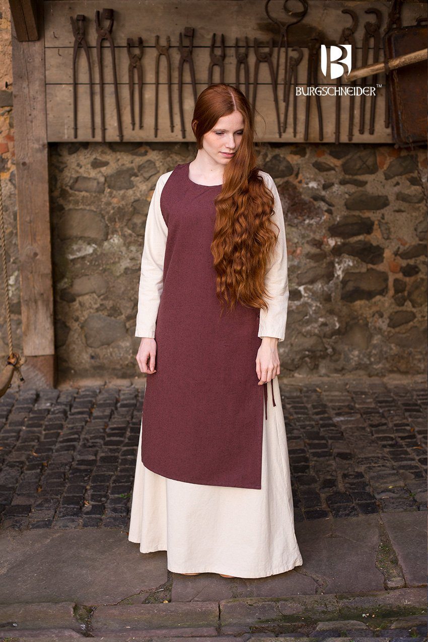 Burgschneider Ritter-Kostüm Mittelalter Kleid Typ Überkleid Haithabu Braun günstig online kaufen