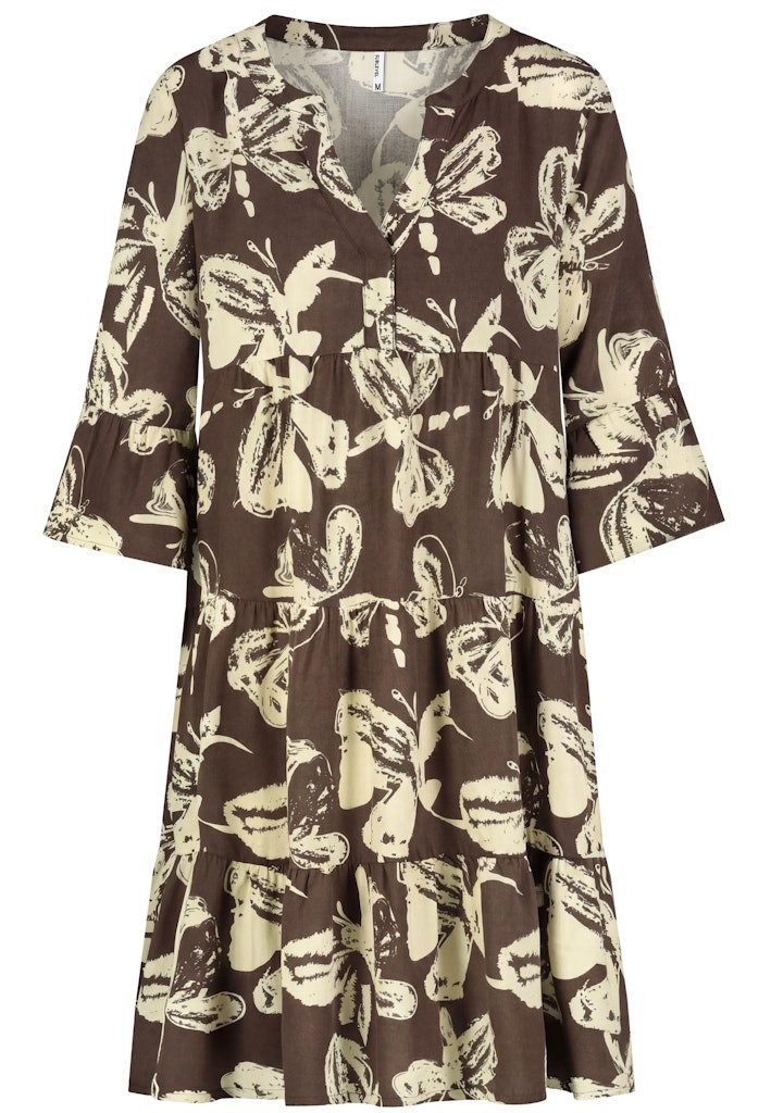 AUTHENTIC STYLE Sommerkleid Damen, Kleid kurzarm