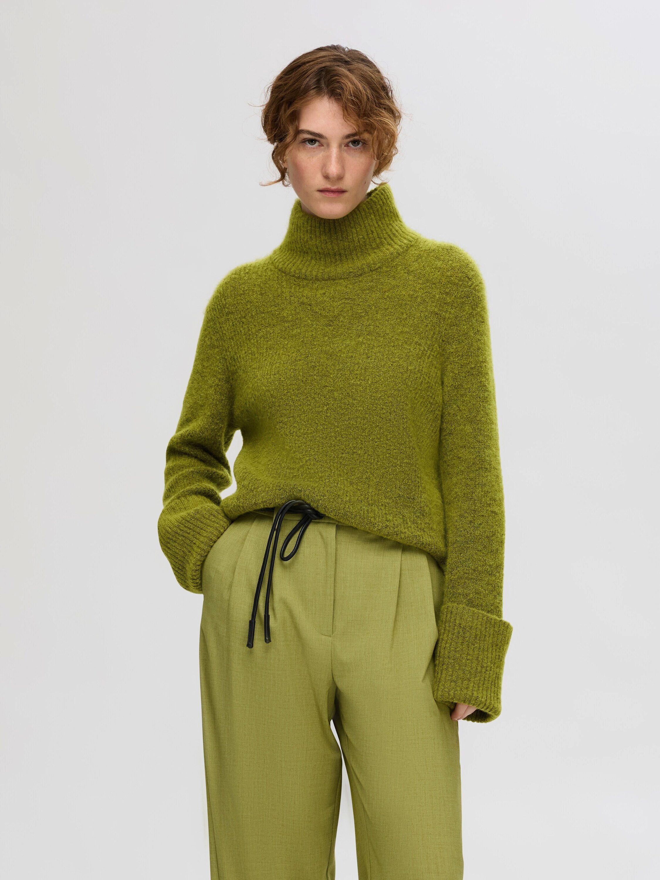 Selected Strickpullover SLFSia (1-tlg) Plain/ohne Details günstig online kaufen