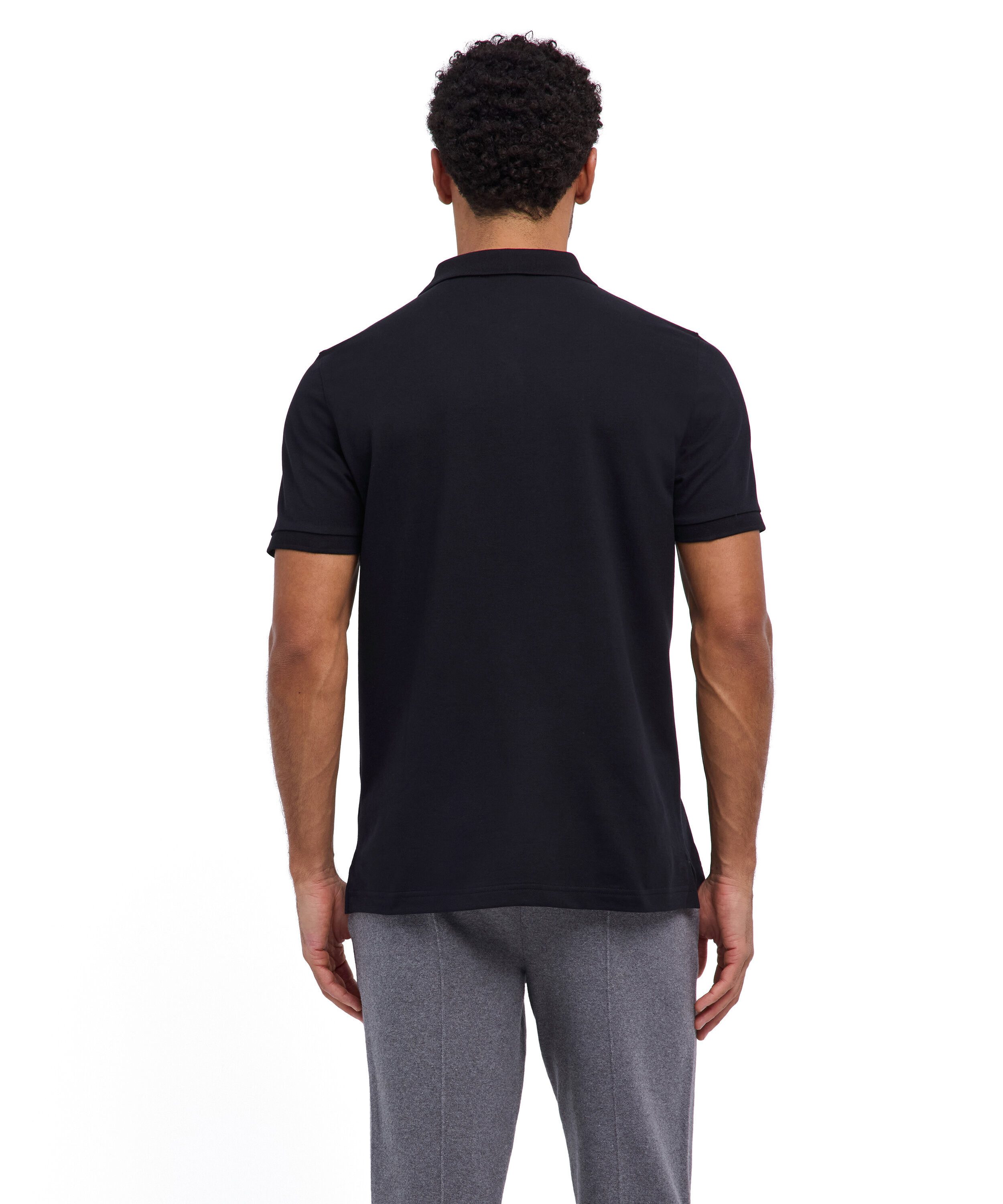 FALKE Poloshirt Polo Shirt aus hochwertiger Pima-Baumwolle (1-tlg., 1) aus hochwertiger Pima-Baumwolle