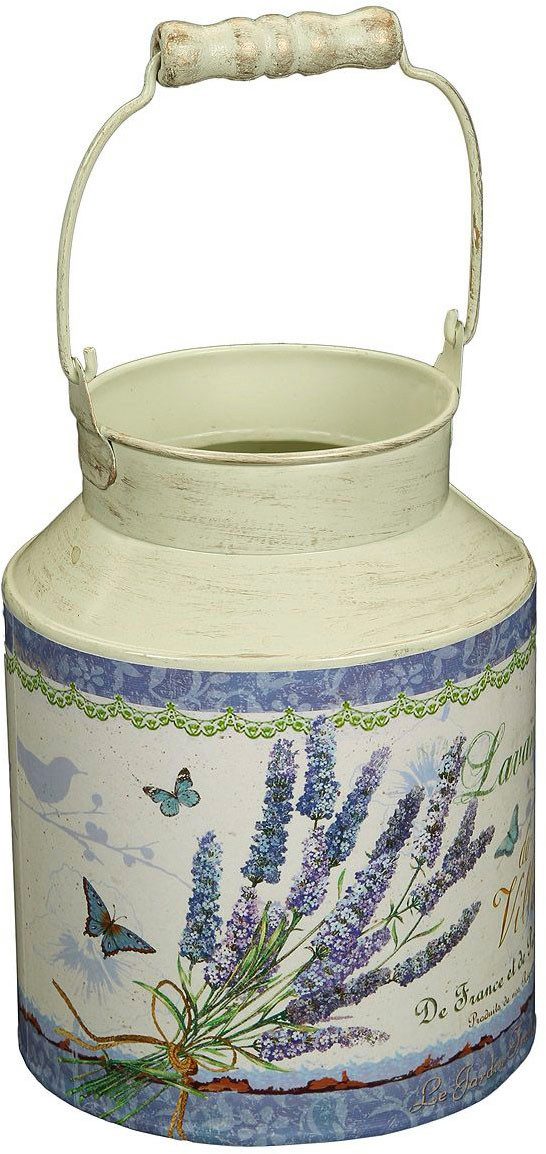 Ambiente Haus Dekovase Lavendel - Milchkanne (1 St)