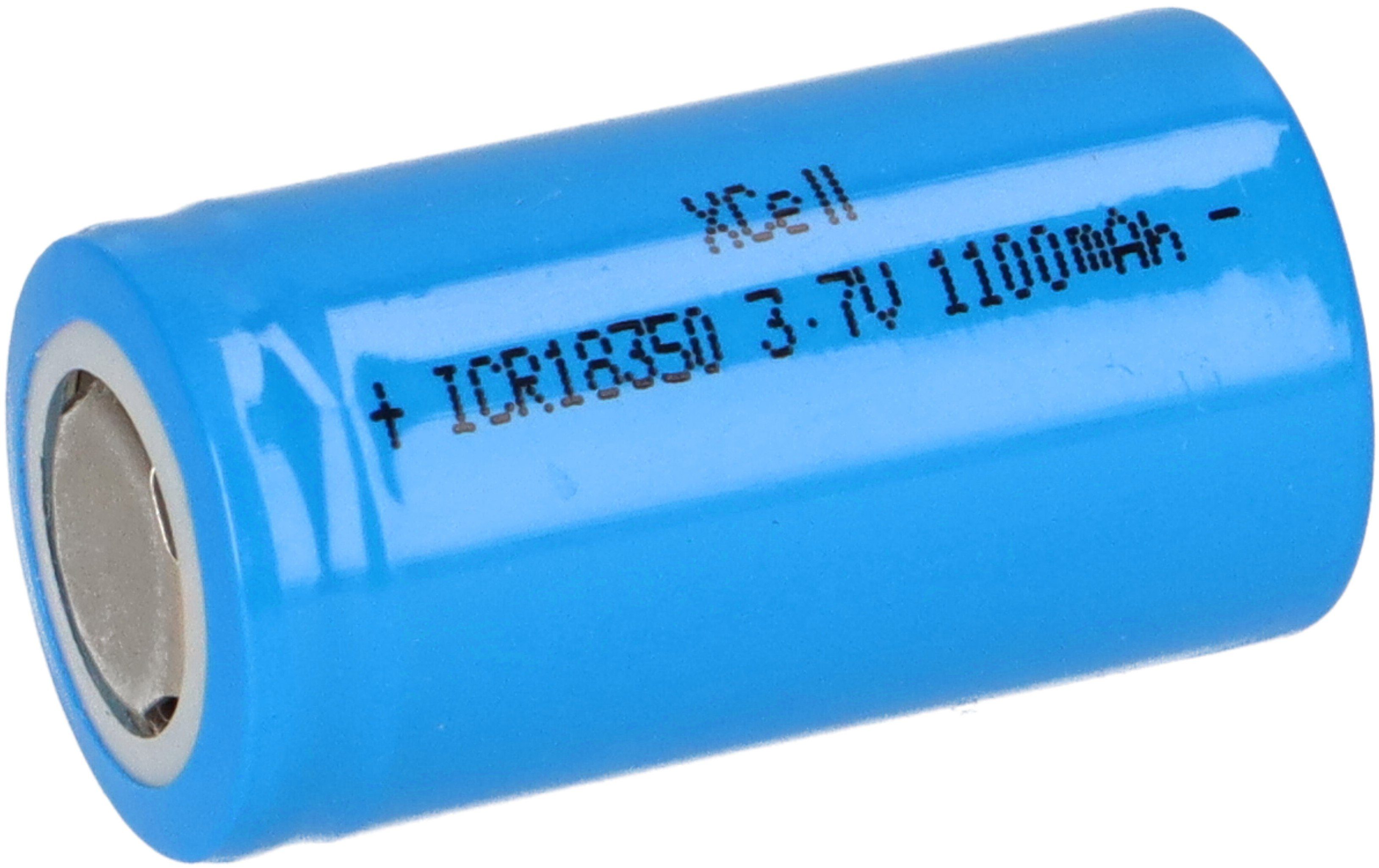 XCell XCell ICR18350 3,7V 1100mAh Akku Akku