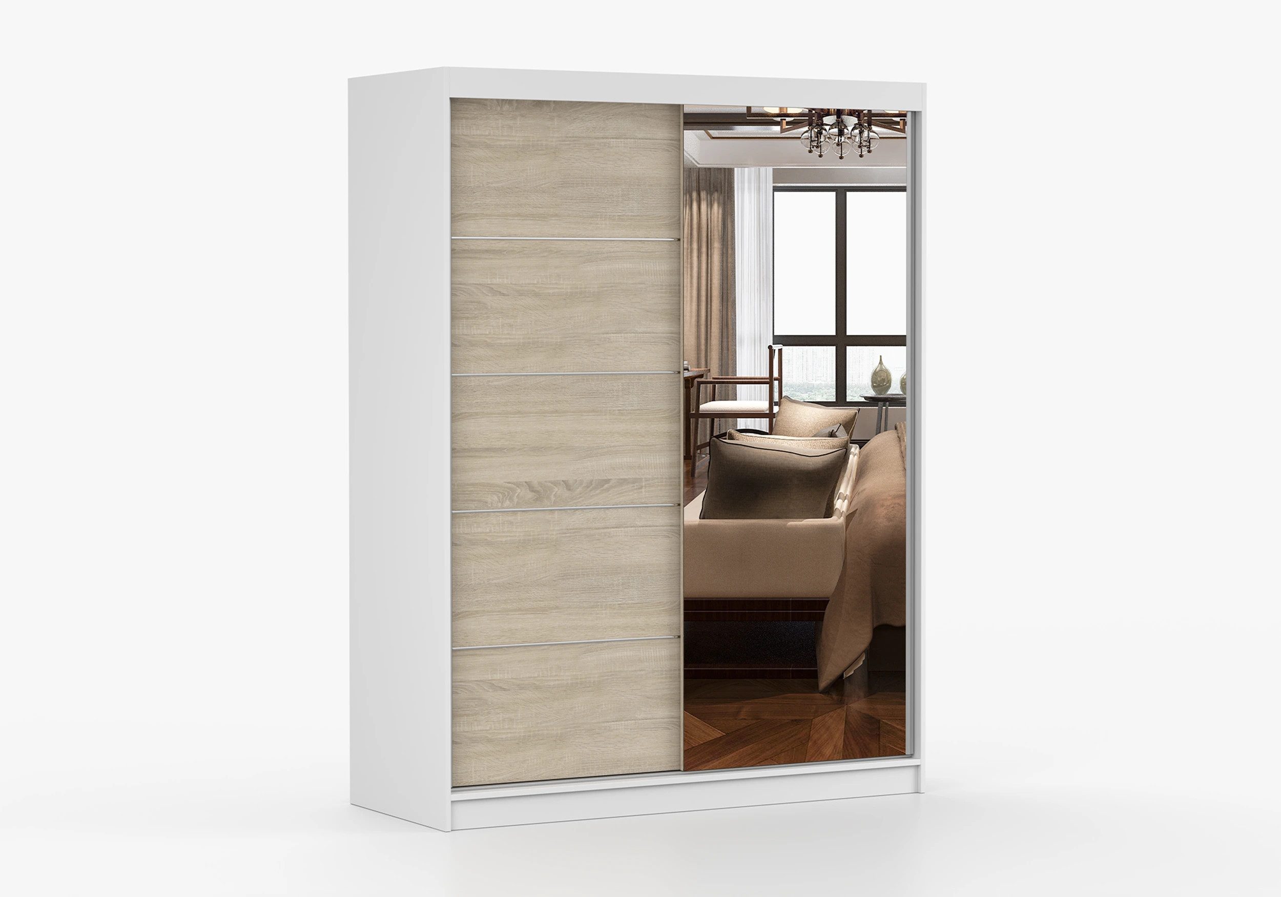 imoebel24 Schwebetürenschrank VISTA 05 150 cm günstig online kaufen