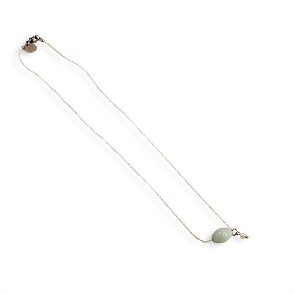 PEARLS FOR GIRLS Halsband »PEARLS FOR GIRLS Schmuck Kette kurze Damen  Halskette mit Amazonit und Süßwasserperle Silber« online kaufen | OTTO