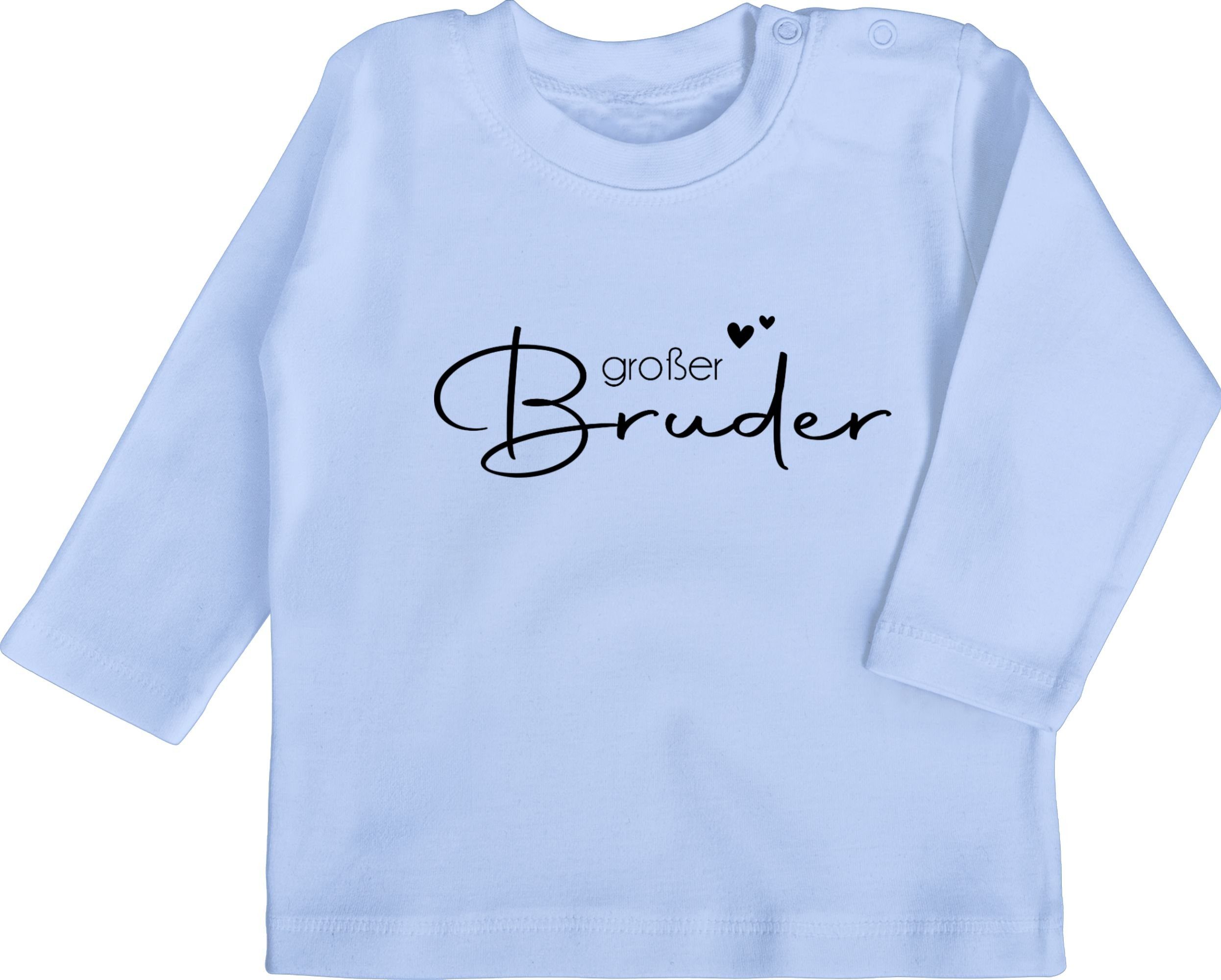 Shirtracer T-Shirt - Großer Big Brother Großer Babyblau Bruder 2 Bruder