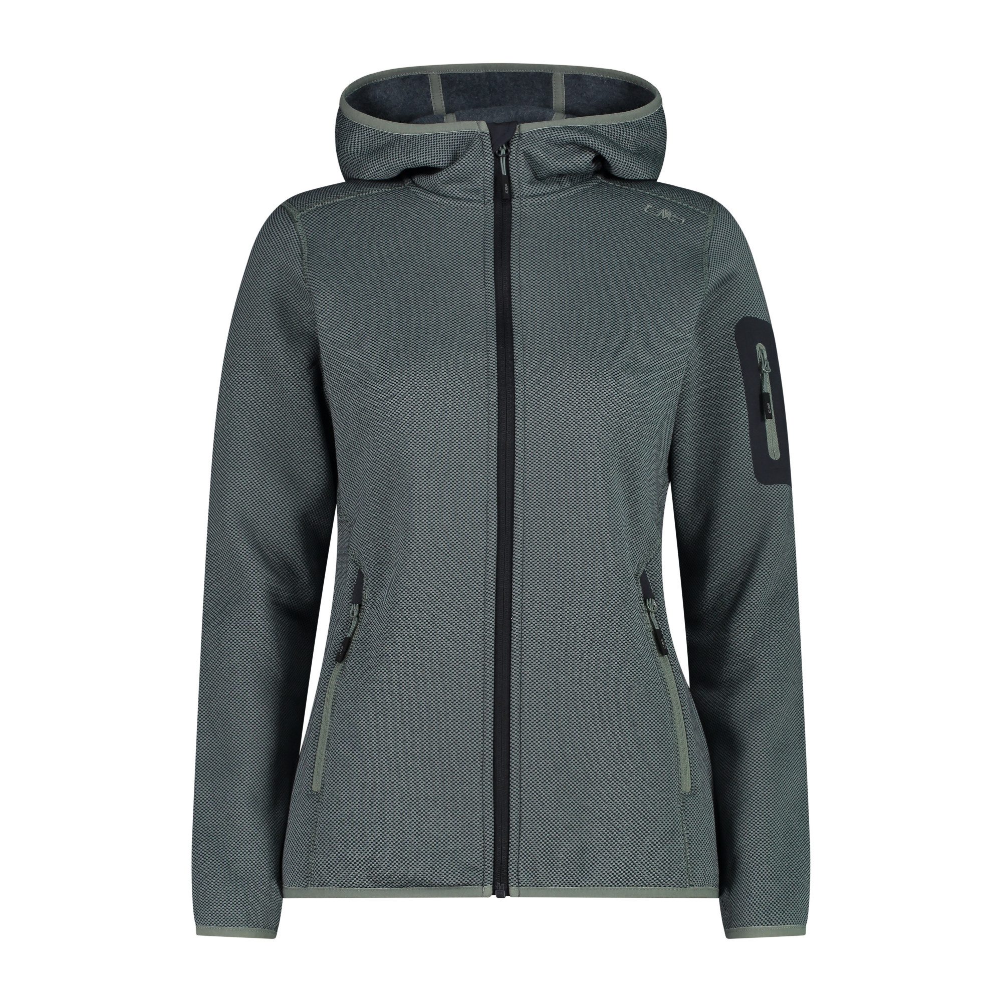 CMP Fleecejacke CMP Damen Jacke Knitted Melange Hoody 3H19826 günstig online kaufen