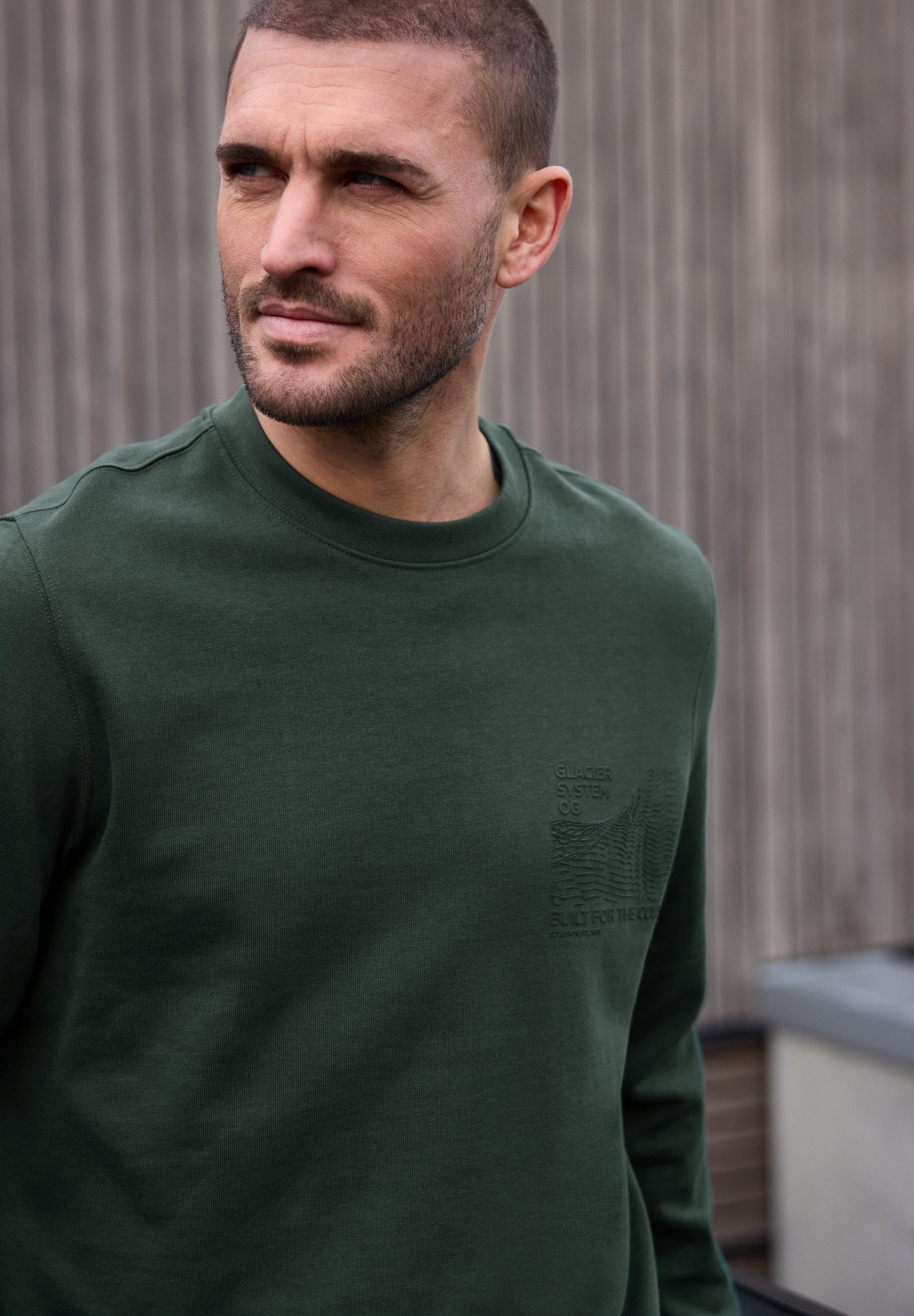 STREET ONE MEN Sweatshirt im soften Baumwoll-Mix günstig online kaufen