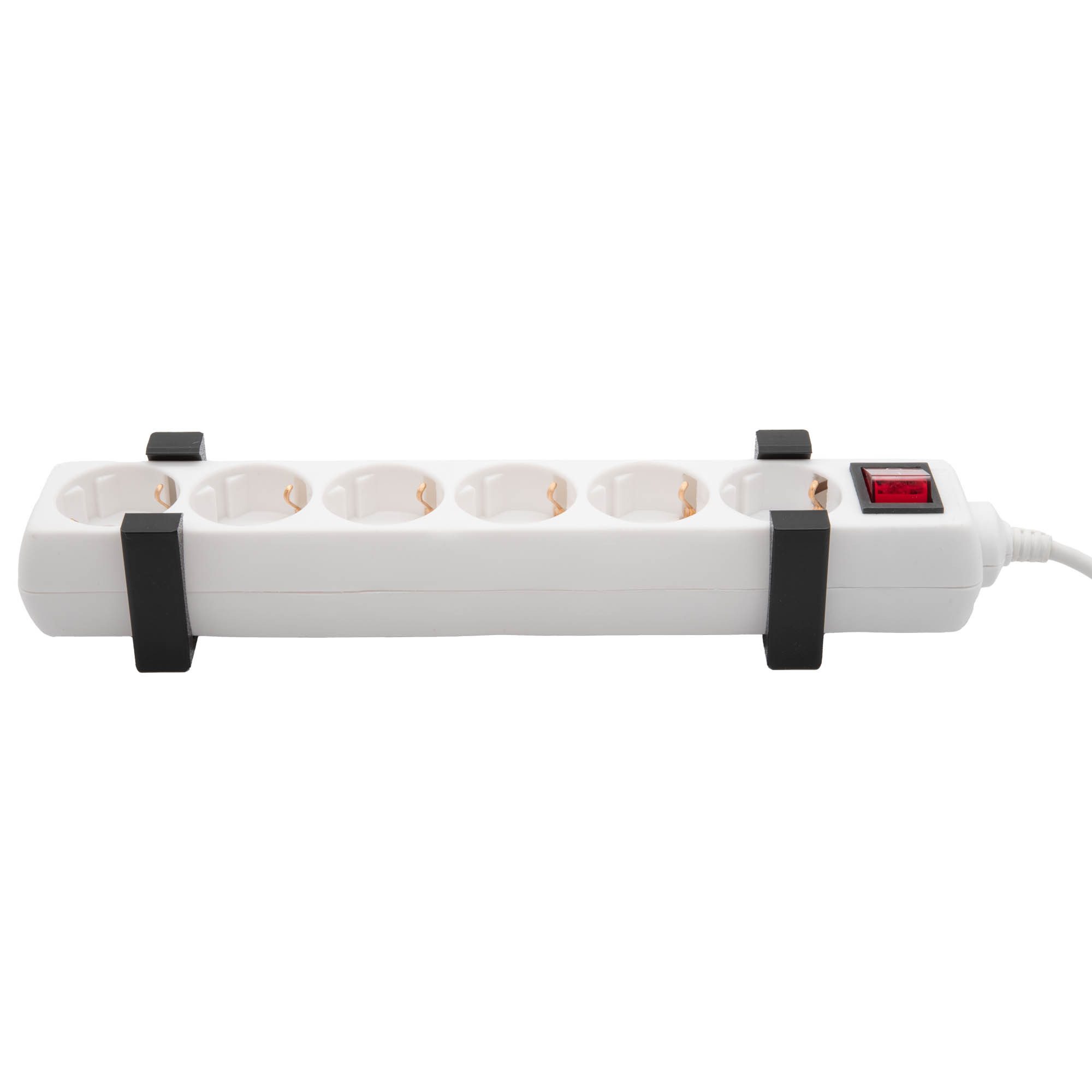 TSB Werk Wandhalterung Steckdosenleiste Halterung Steckdosenhalter Steckdose Steckdosenleiste, Steckdosenhalter, Steckdose, Universal – Bild 4 von 4