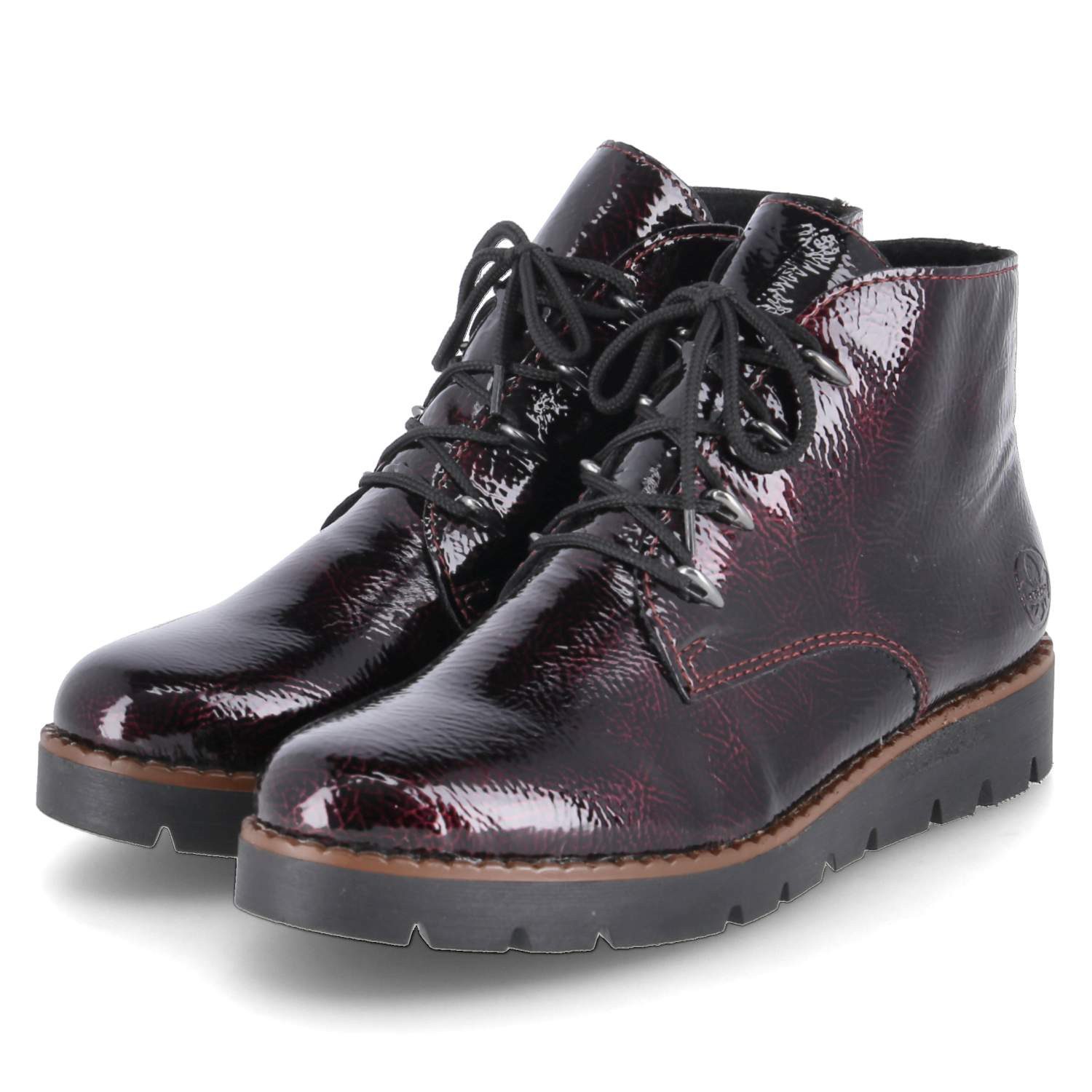 Rieker Rieker - female - 44902-35 - Synthetik - rot Schnürstiefel günstig online kaufen