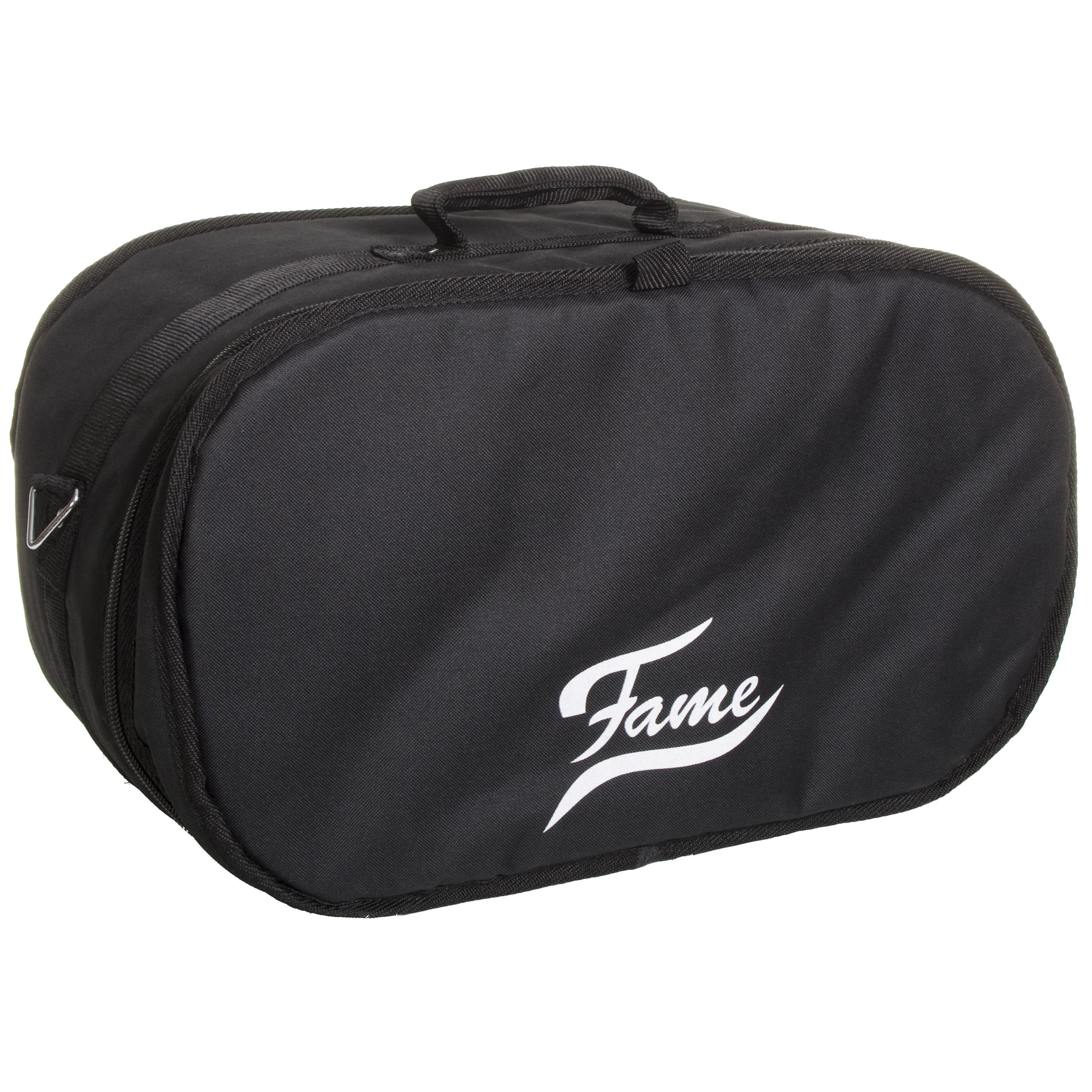 FAME Aufbewahrungstasche (Bongo Tasche 50x22x29cm Nylon mit Schultergurt und Polsterung Ideal für sicheren Bongo Transport, Bags und Cases, Percussion Bags), Bongo Tasche, Bongo Transporttasche, Nylon Bongo Tasche