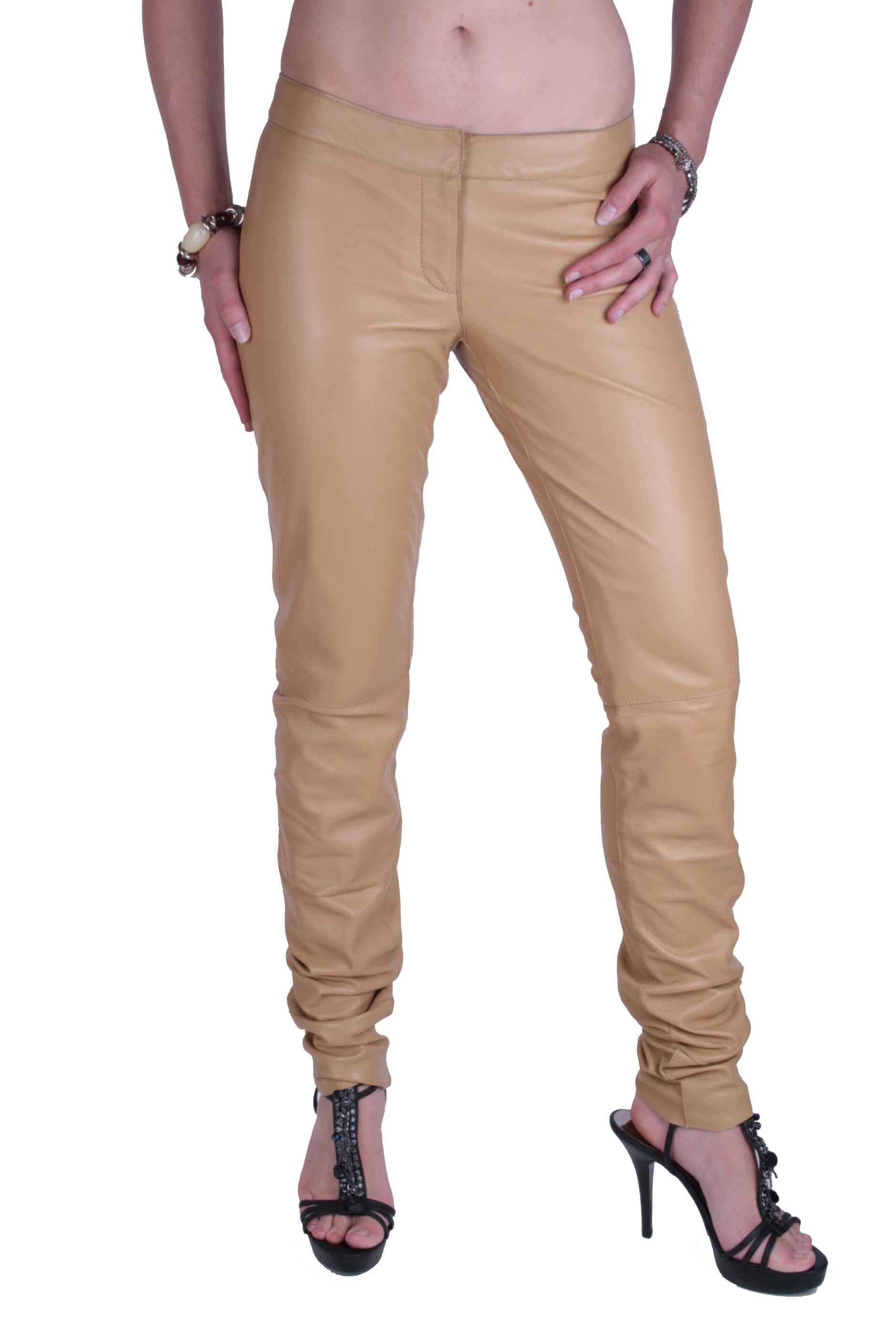 Lederhose Dolce & Gabbana D&G Lederhose Hose Skinny