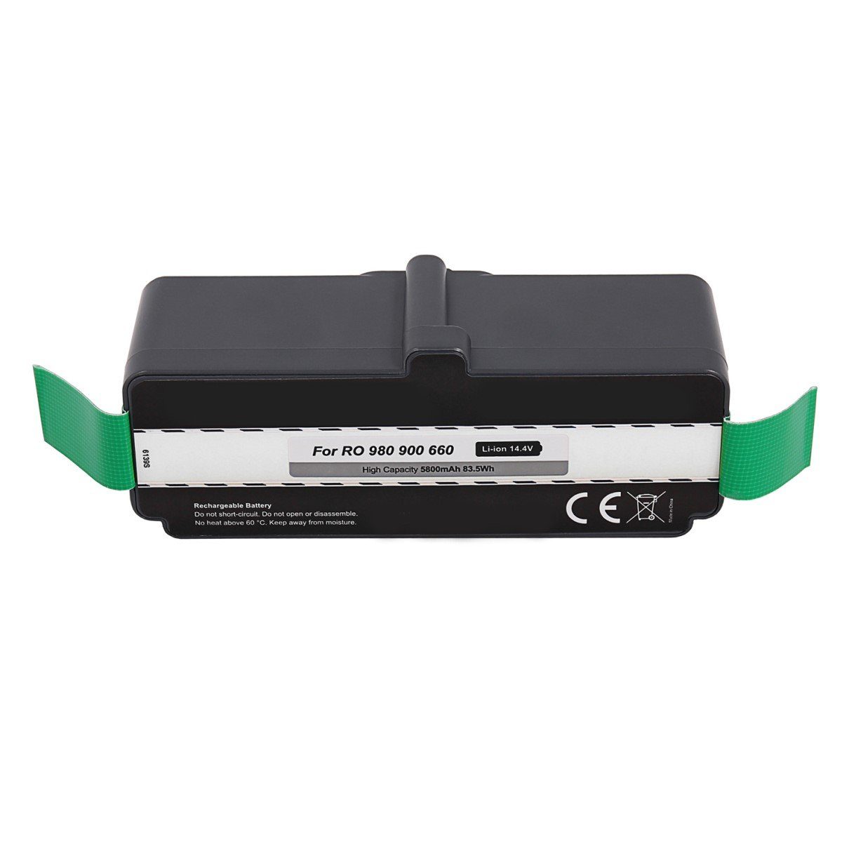 Akku kompatibel iRobot Roomba 500 600 700 800 900 2130LI 4374392 4376392 4462425 4502233 11702 Staubsauger-Akku 5800 mAh (14,4 V), Ersatzakku Saugroboter