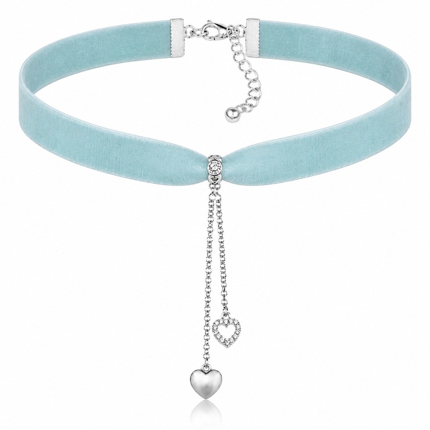 LUISIA® Kette mit Anhänger Samt Kropfband 'Mattea' Kristal von Swarovski® 482 – Bild 3 von 5