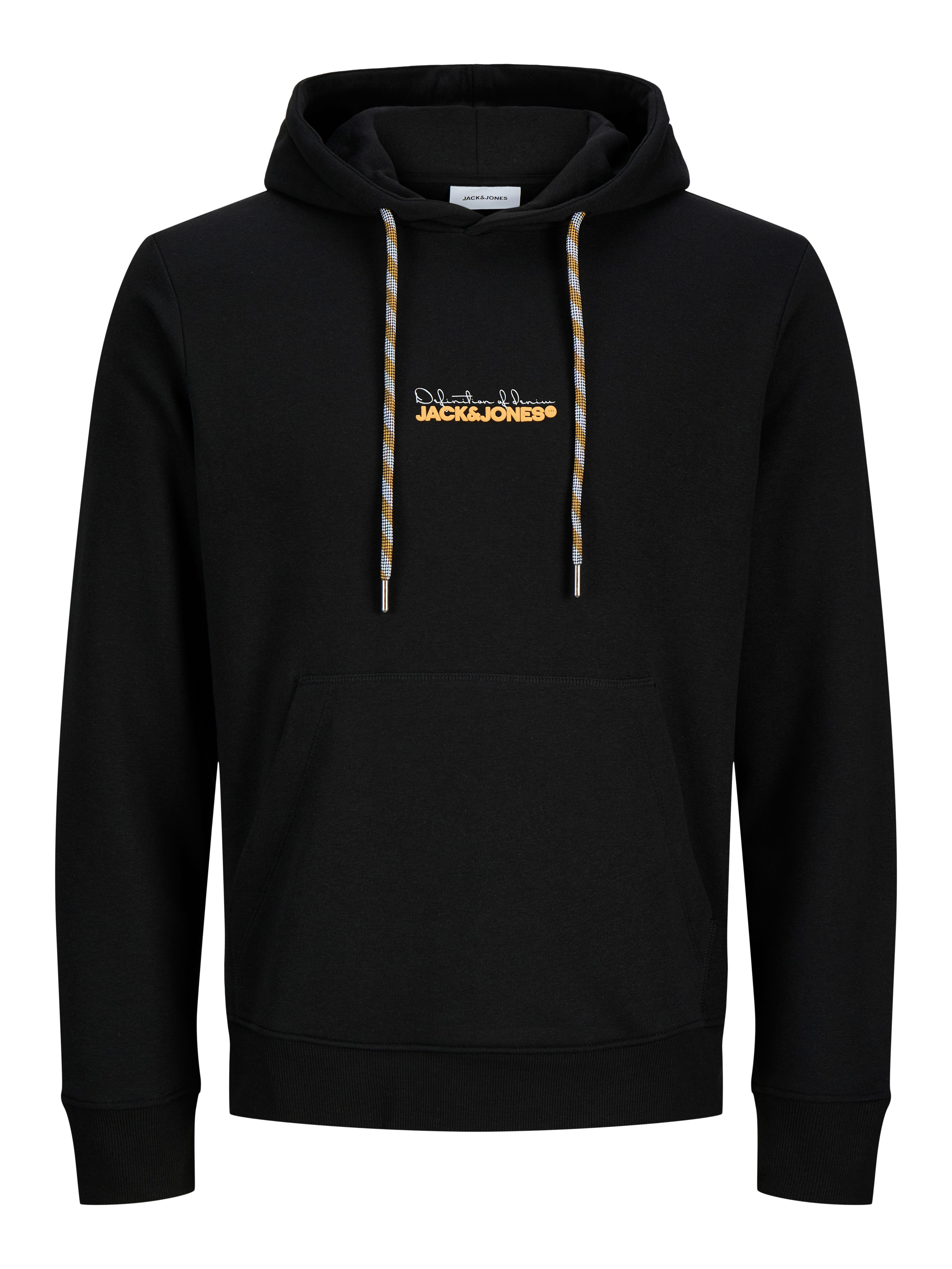 Jack & Jones Kapuzensweatshirt JJKENDRICK SWEAT HOOD Baumwollmischung, regular fit