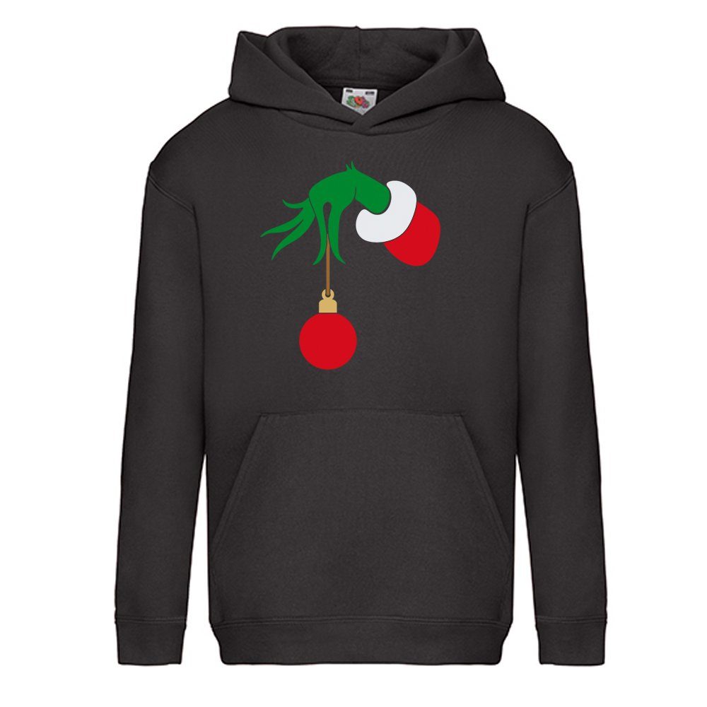 G-graphics Hoodie Grinch Hand Kinder Hoodie / Kapuzenpullover mit schönem Winter- & Weihnachtsmotiv