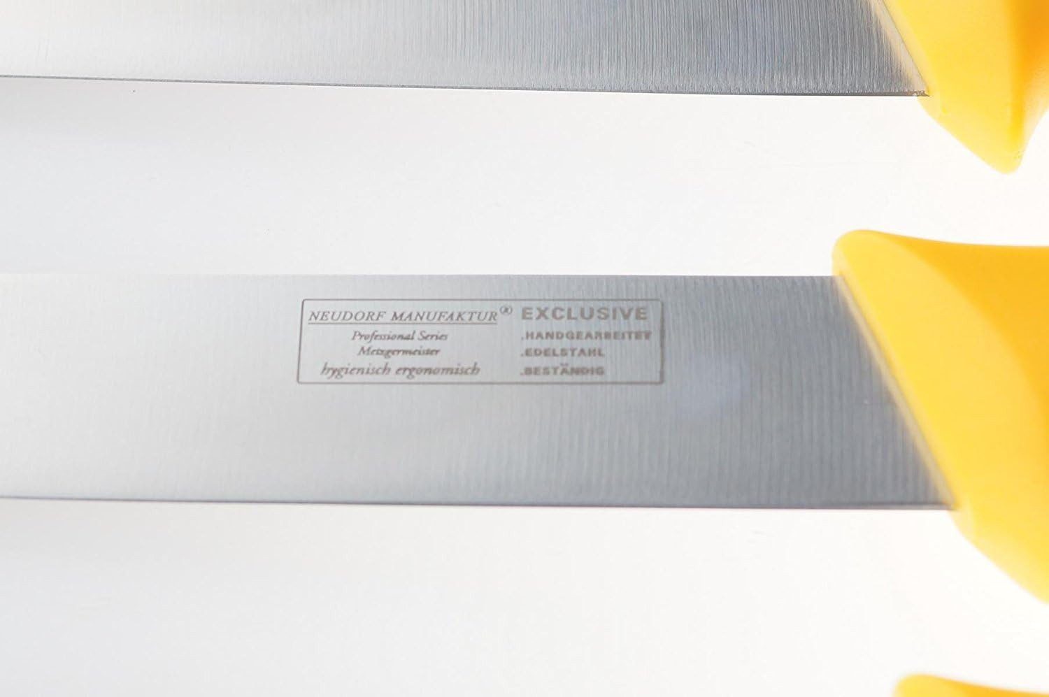 Ertex Fleischmesser Profi Küchenmesser Set 5-teilig Edelstahl – Scharfes Metzgermesser Set