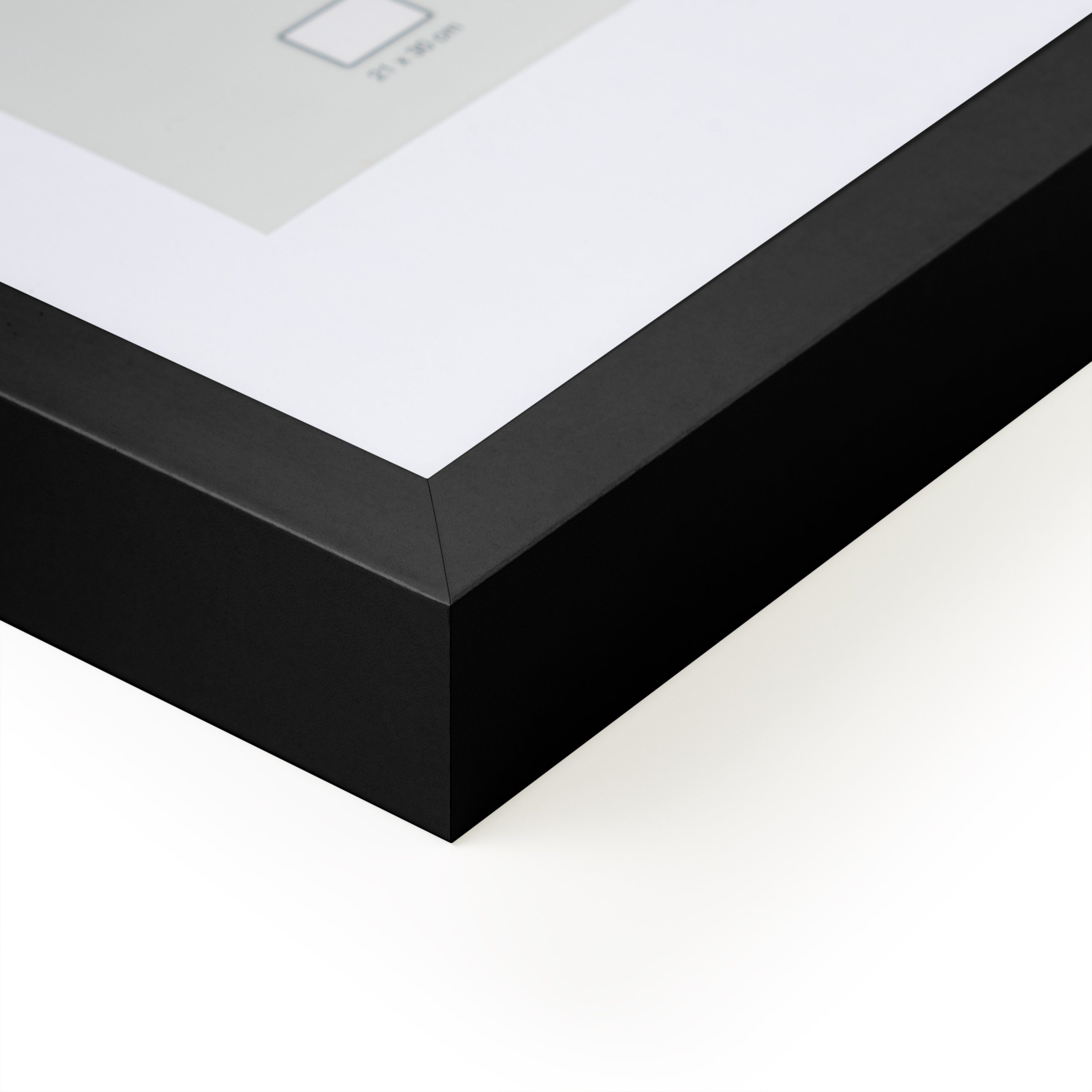 Blumtal Einzelrahmen Berlin - Hochwertiger Fotorahmen mit Passepartout, (Ei günstig online kaufen