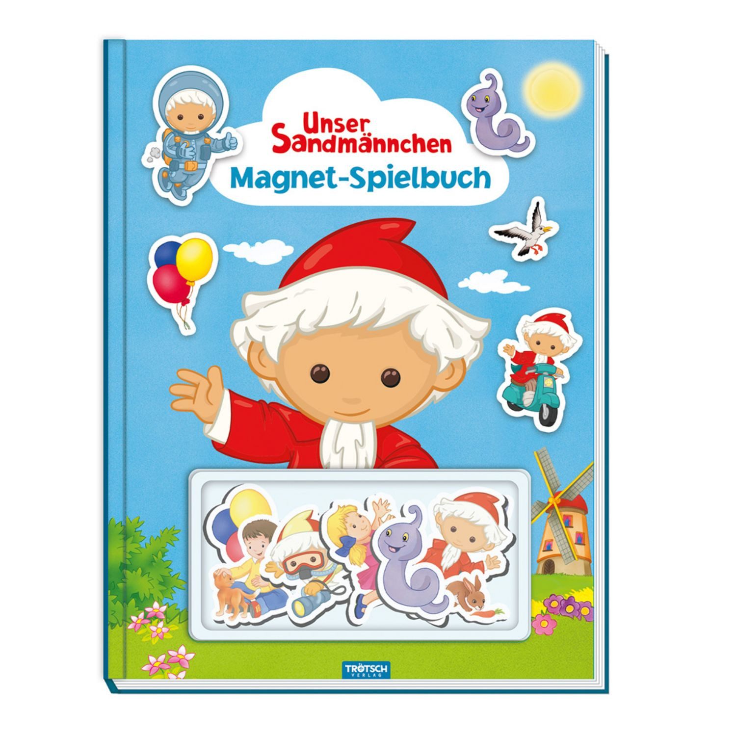 Trötsch Unser Sandmännchen Magnet-Spielbuch Pappenbuch mit Magneten / diverse