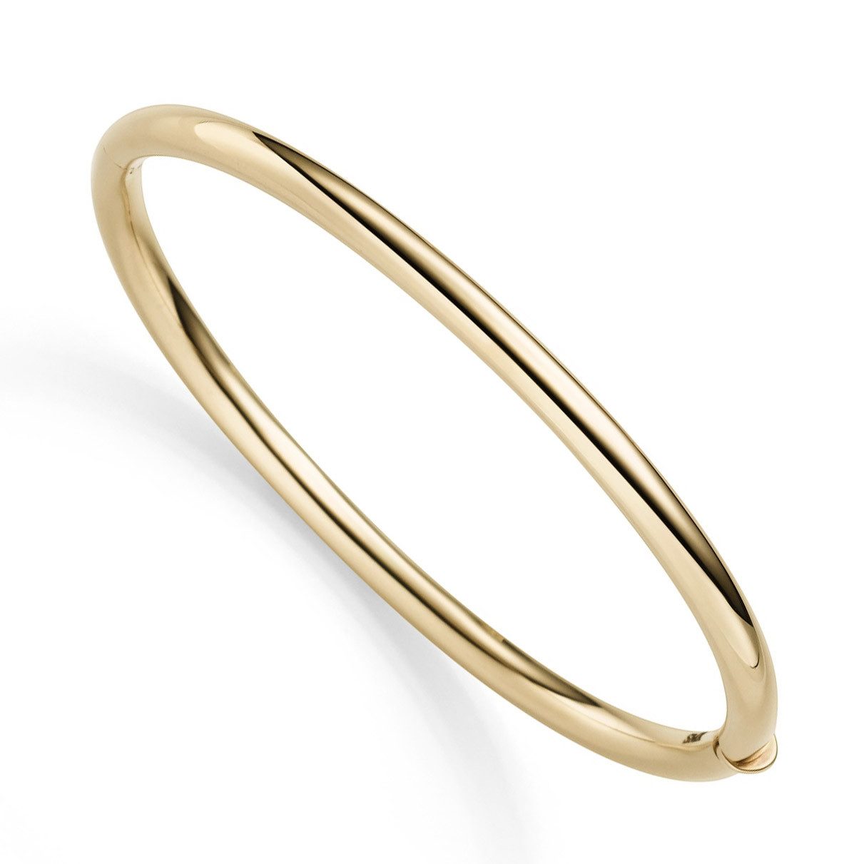 HOPLO Goldarmband Gold Armreif Breite 4,0 mm 585-14 Karat Gelbgold, Made in günstig online kaufen