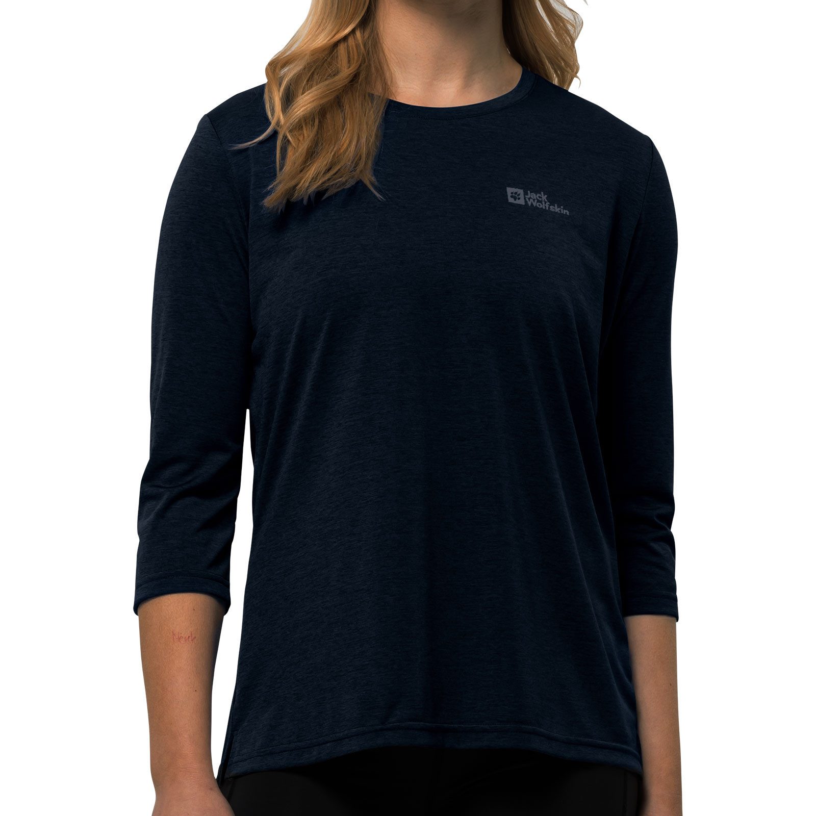 Jack Wolfskin 3/4-Arm-Shirt Crosstrail 3/4 T W mit Markenlogo auf linker Br günstig online kaufen