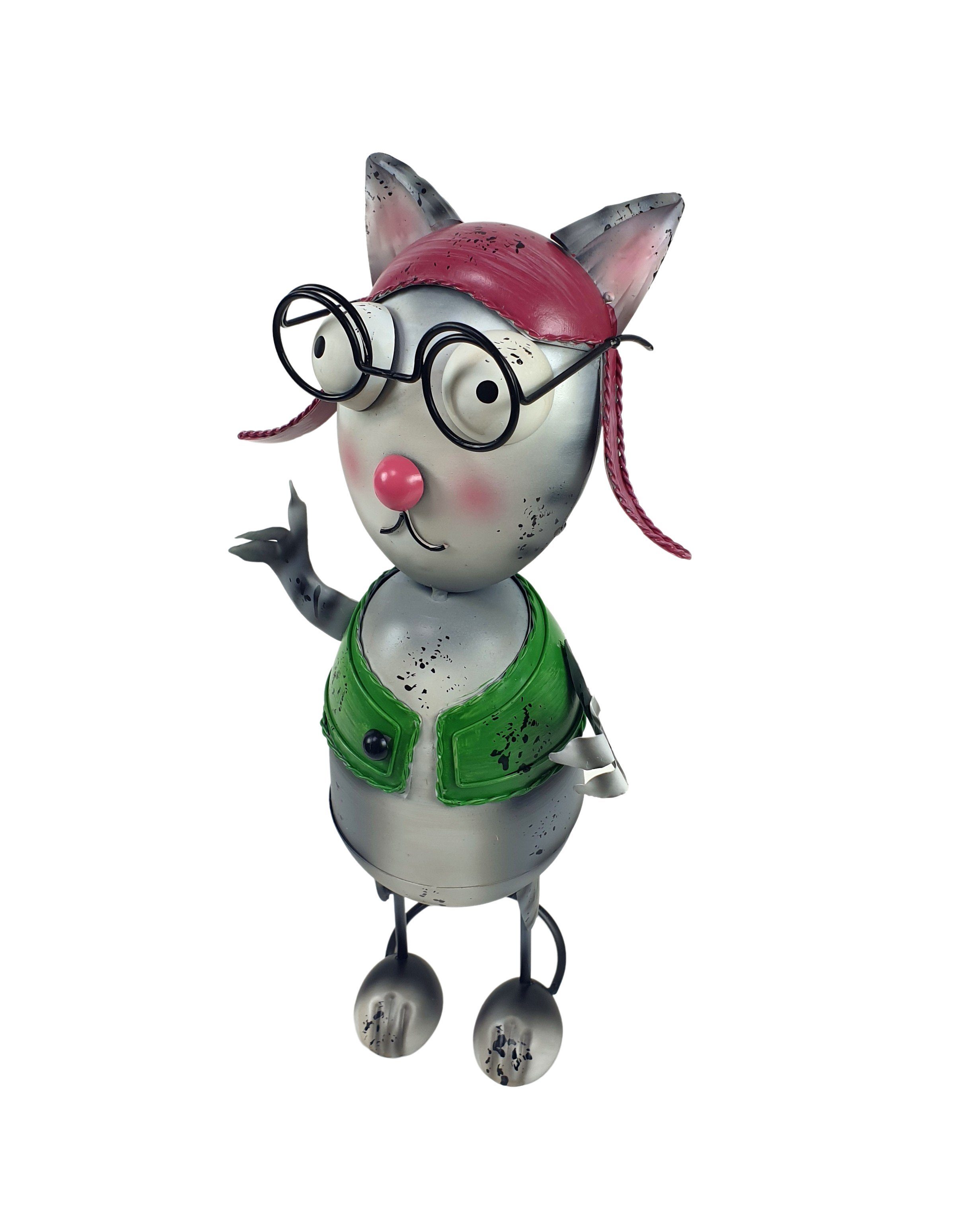 sesua Dekofigur Metall Deko-Figur Metallfigur Gartenfigur 42cm