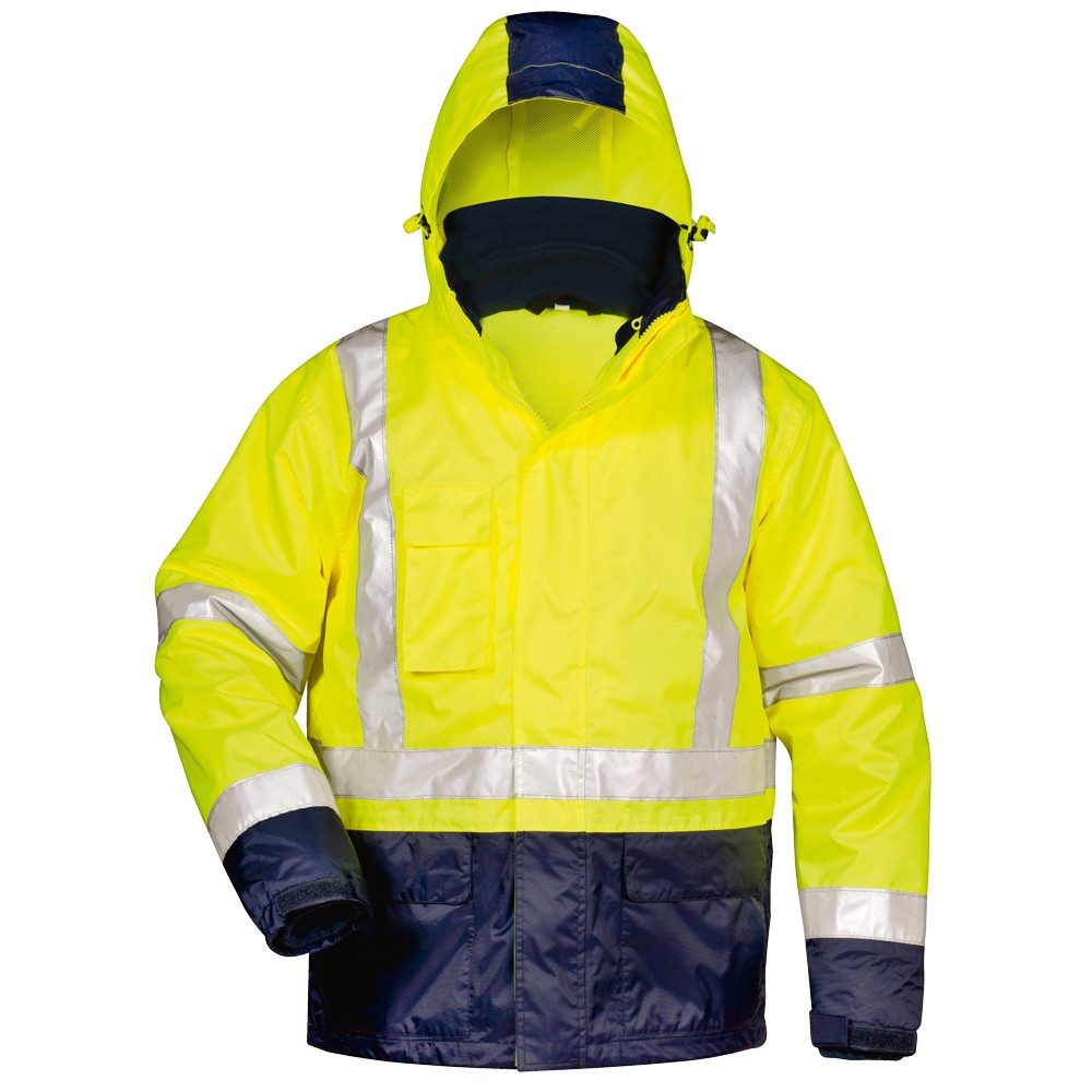 Safestyle Schutzjacke ALF 3in1 Warnschutzjacke SAFESTYLE® Gelb/Marine EN ISO 20471/3, 23502