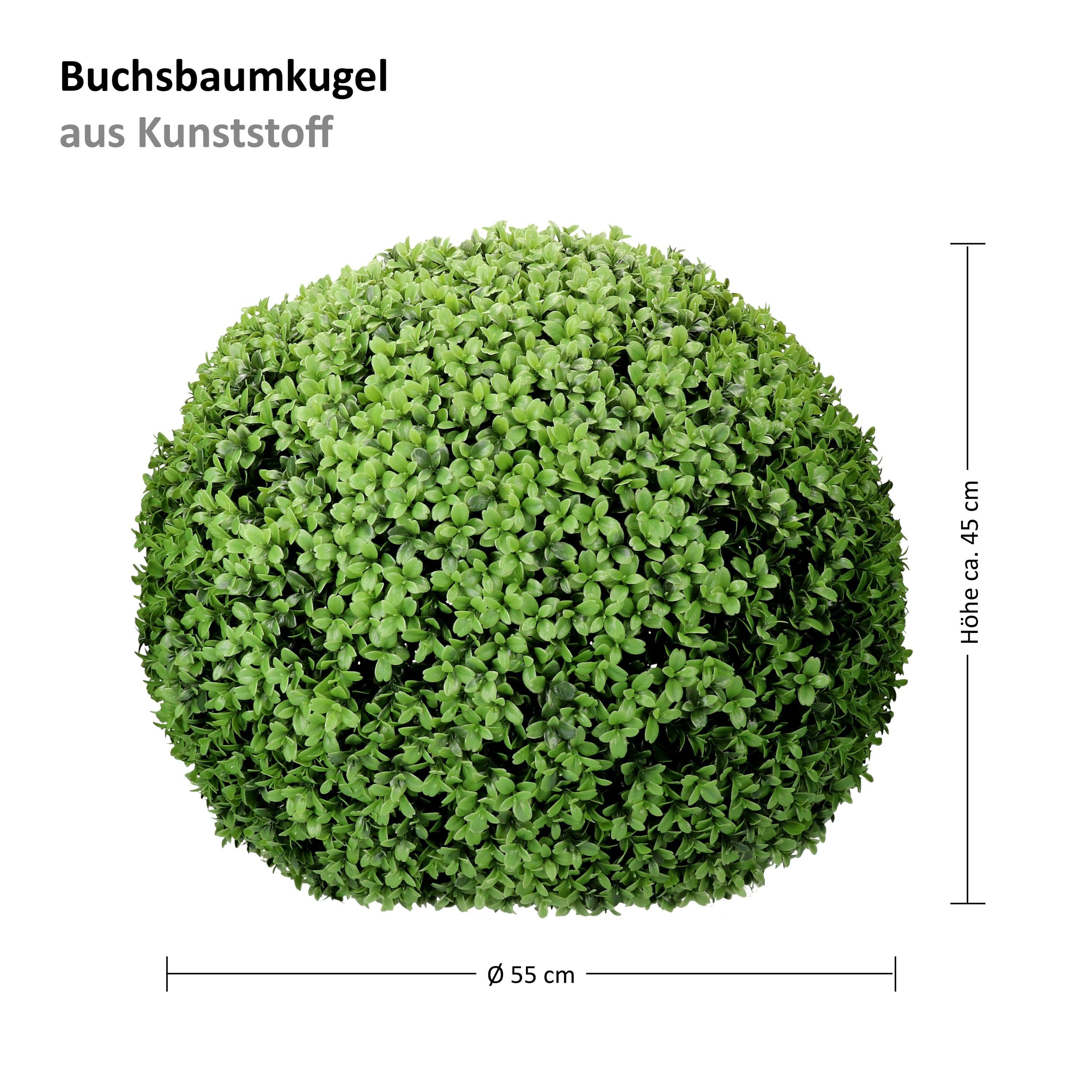 Größe Kunstbaum Buchsbaum Kugel Grün, S, MamboCat