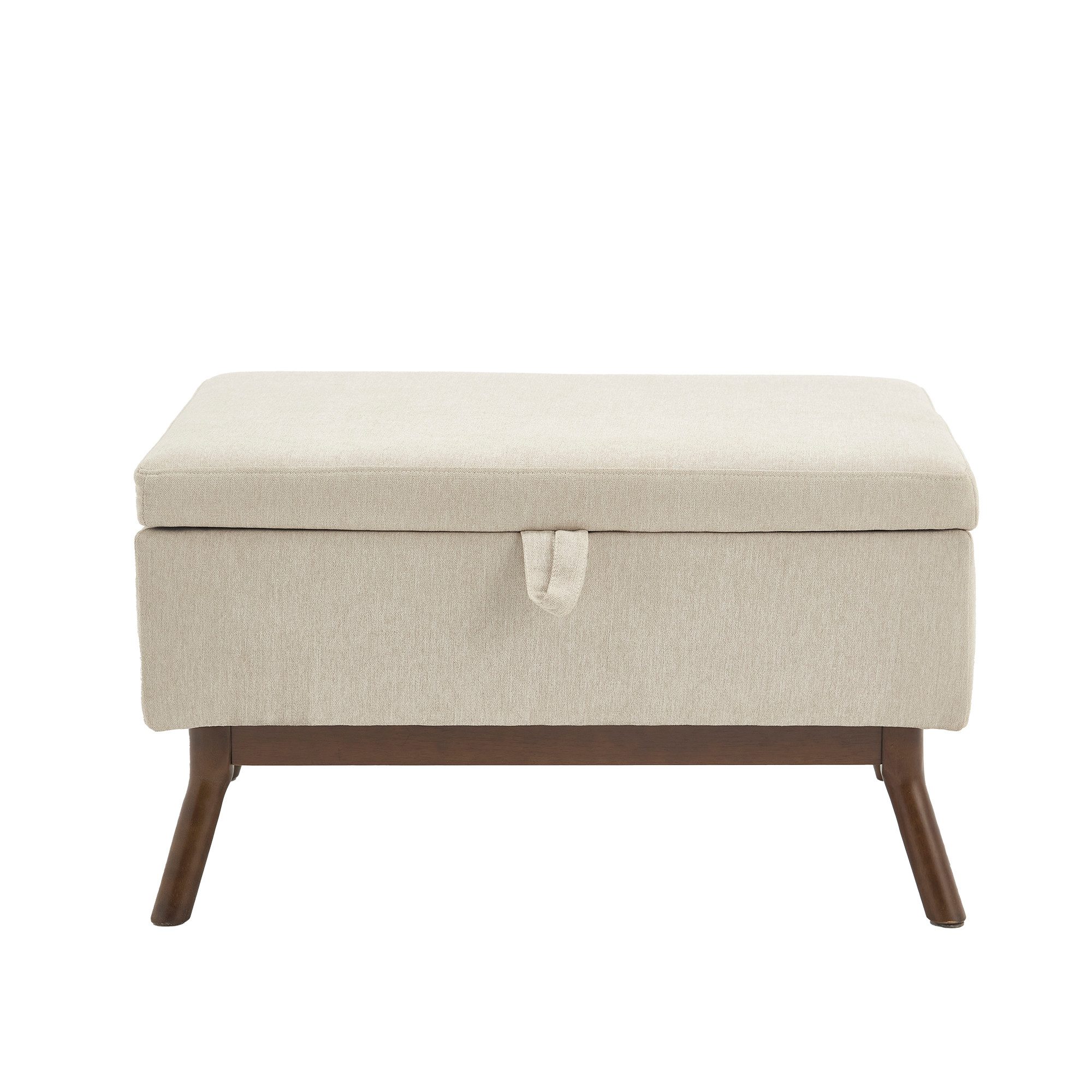 Fanttik Ottomane Schuhbank Ablagebank Truhenbank mit Stauraum verwendet als Couchtisch, 1 set, mit Ablagebank