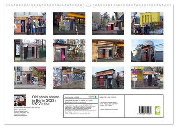 CALVENDO Wandkalender Old photo booths in Berlin 2023 / UK-Version (Premium-Calendar 2023 DIN A2 Landscape)