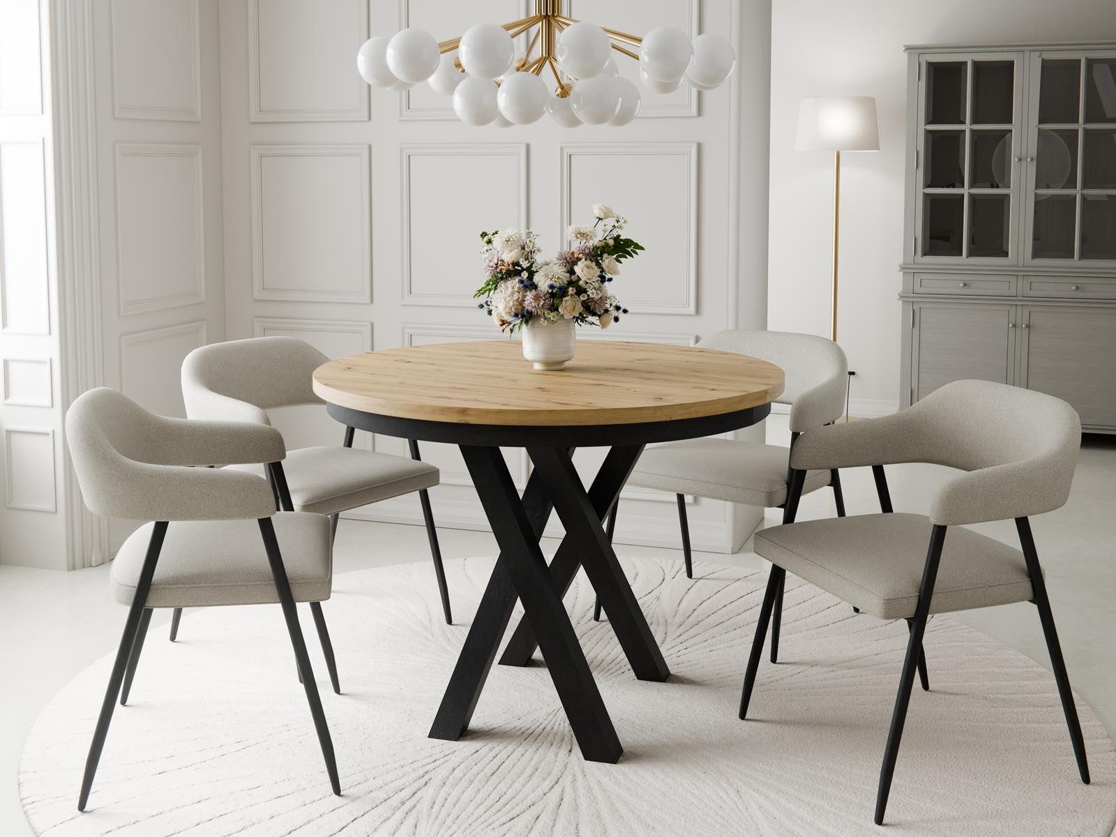 Compleo Esstisch Esszimmer, Modern, Japandi, Industrial günstig online kaufen