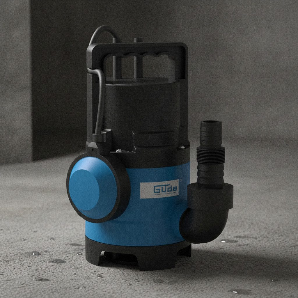 Güde Schmutzwasserpumpe GS 4003 P Schmutzwassertauchpumpe, 400 W, 8000 l/h, Tauchpumpe, für Keller und Teiche – Bild 2 von 3