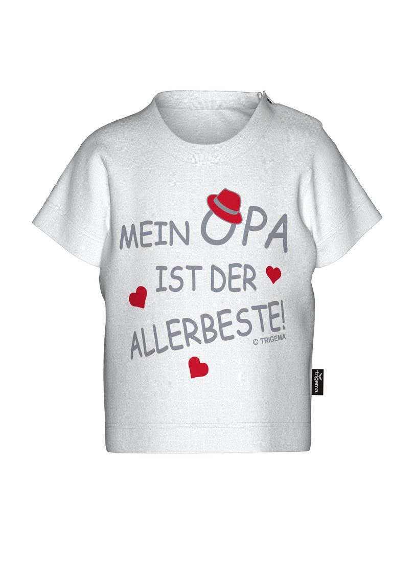 Trigema T-Shirt TRIGEMA T-Shirt Opas Liebling (1-tlg)