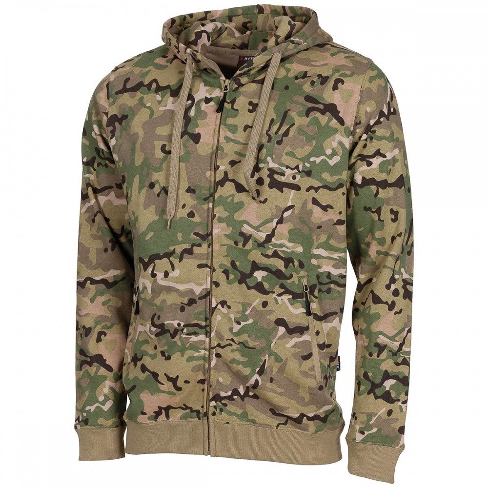 MFH Trainingsjacke MFH Trainingsjacke "Jogger" - 5 Farben verfügbar. Strickbündchen, verstellbare Kapuze, 2 Taschen, Reißverschluss