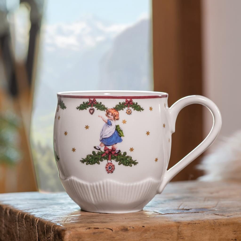 Villeroy & Boch Becher Toy's Fantasy Jumbobecher "Kinder tanzen" 450 ml, 1-tlg., Porzellan