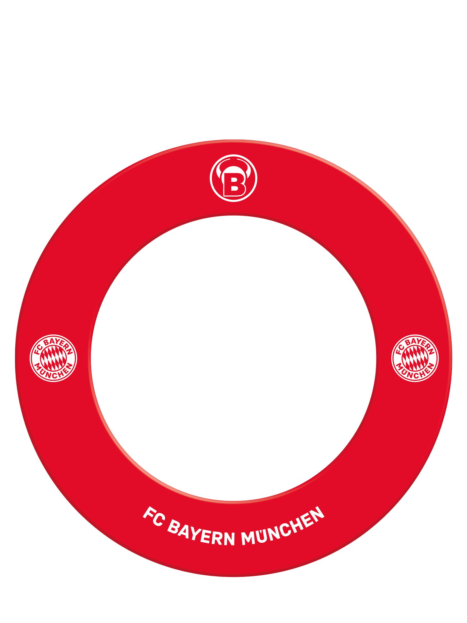 Dartscheibe FC Bayern München I Dart Surround Board I Rot