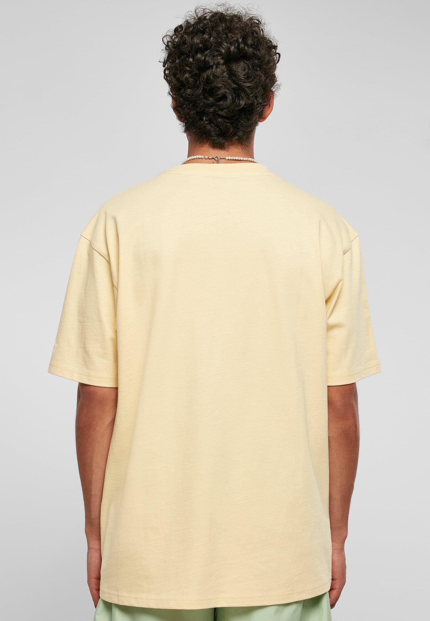 Herren (1-tlg) Palm T-Shirt Starter Black Label Starter Tee lightyellow