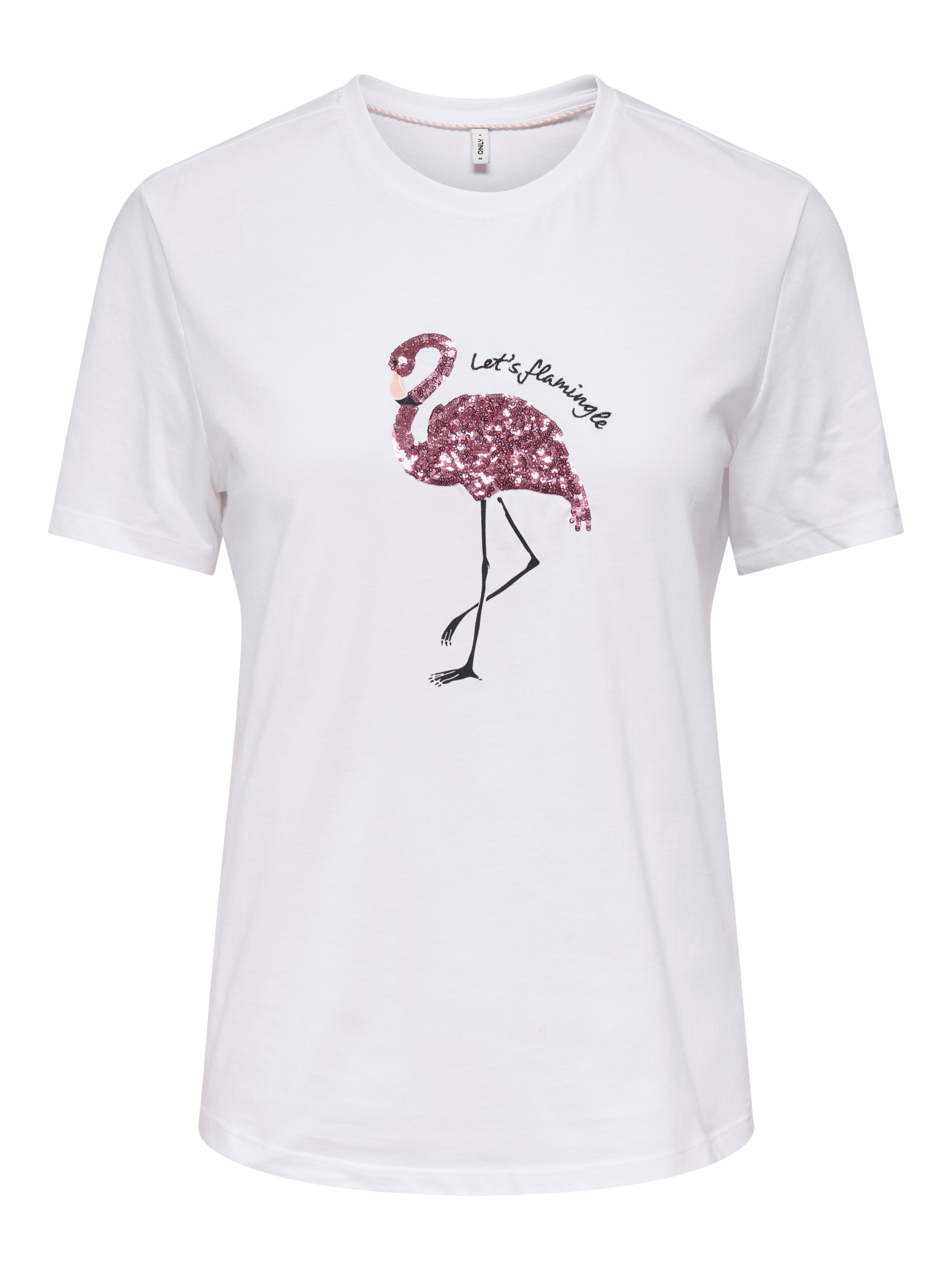 ONLY Kurzarmshirt ONLKITA REG S/S PRINT TOP NOOS